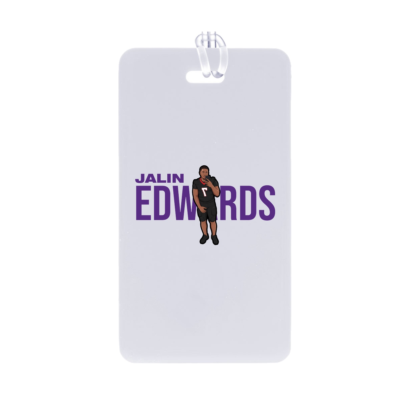 Bag Tag — Player Name in Classic