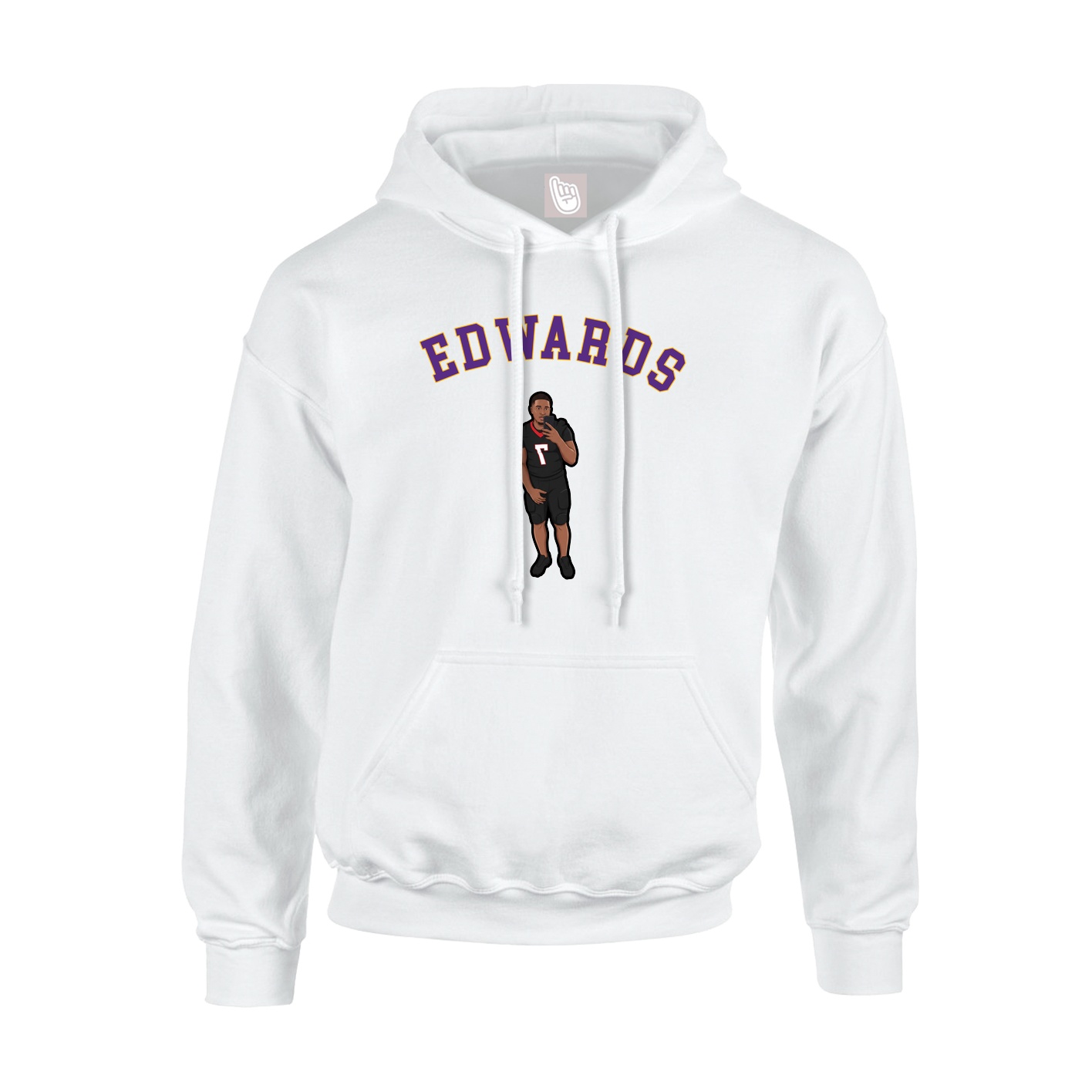 Hoodie — Shirsey Arch in White