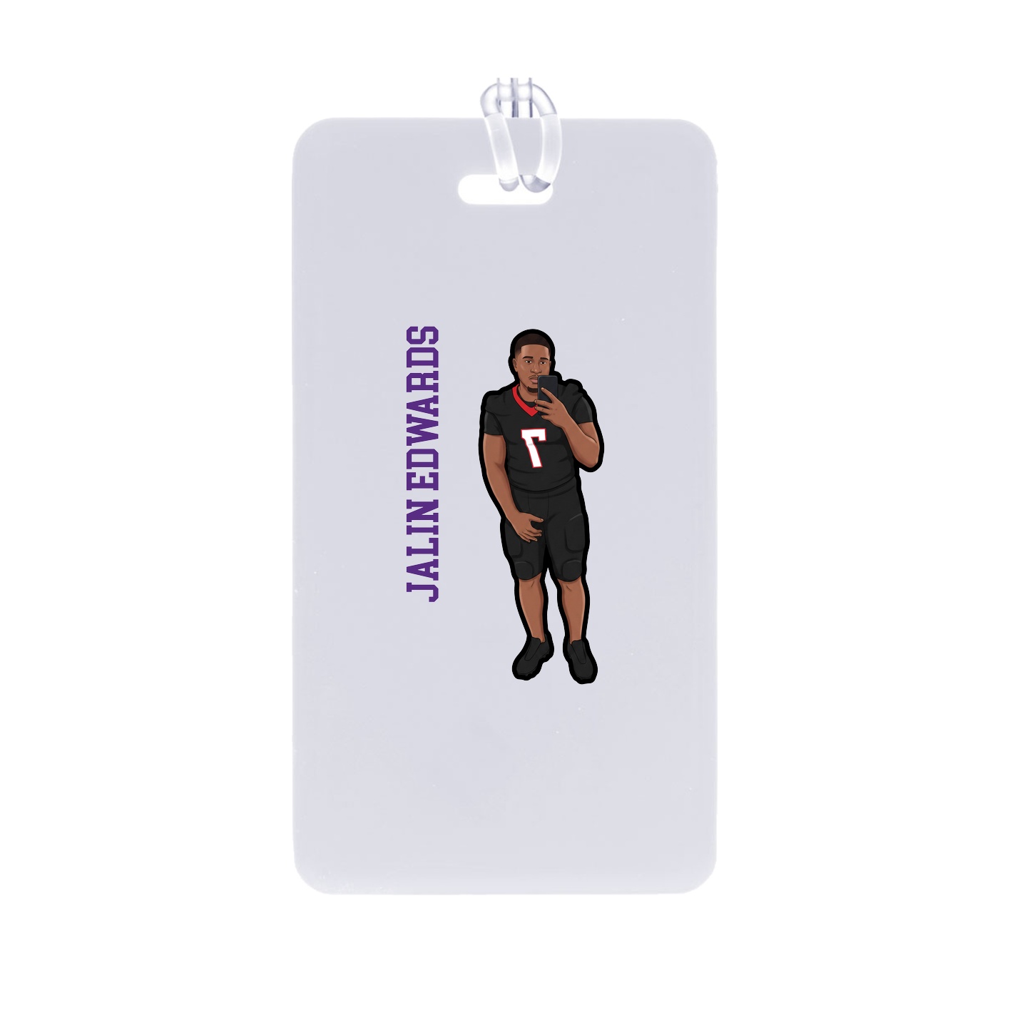 Bag Tag — Name Vertical in Classic