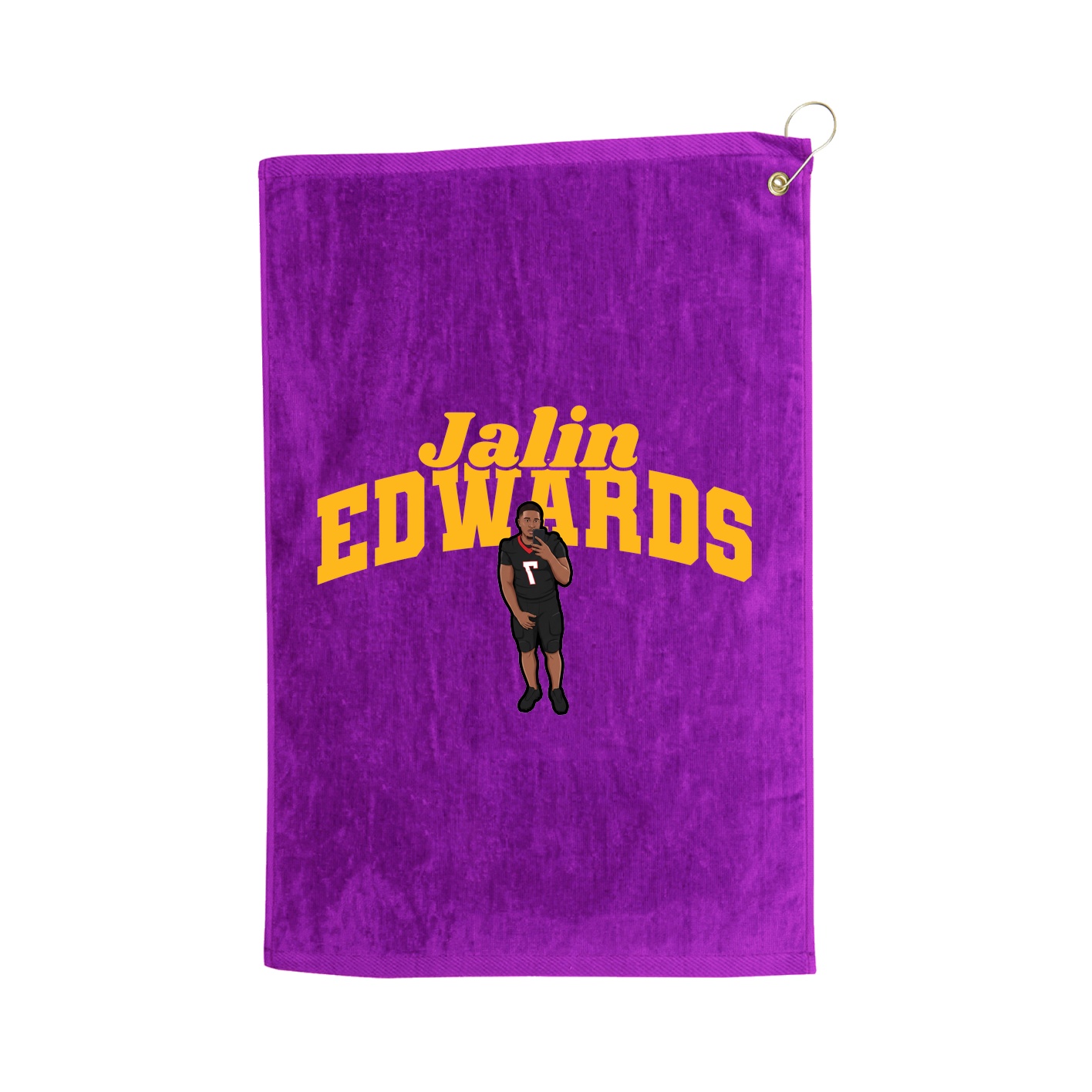 Golf Towel — Signature Arch in Purple