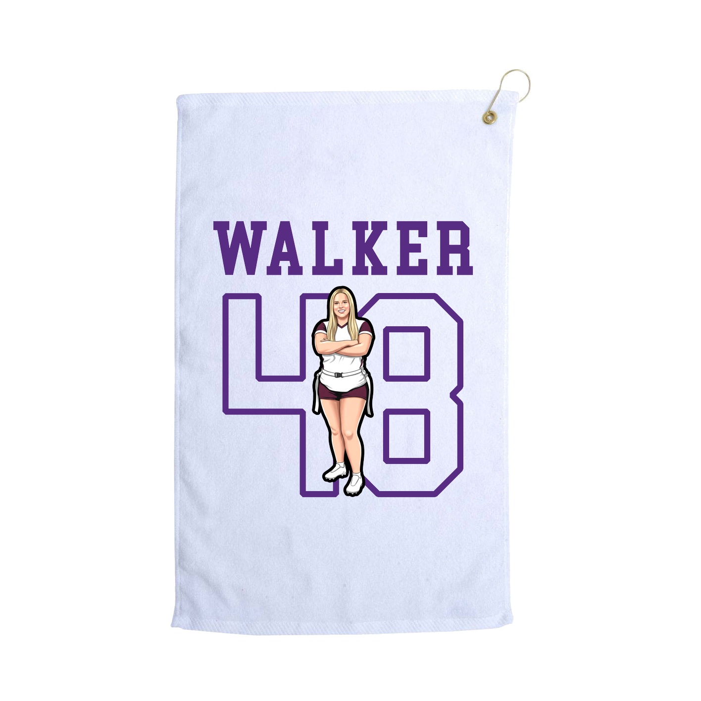 Golf Towel — Shirsey in White