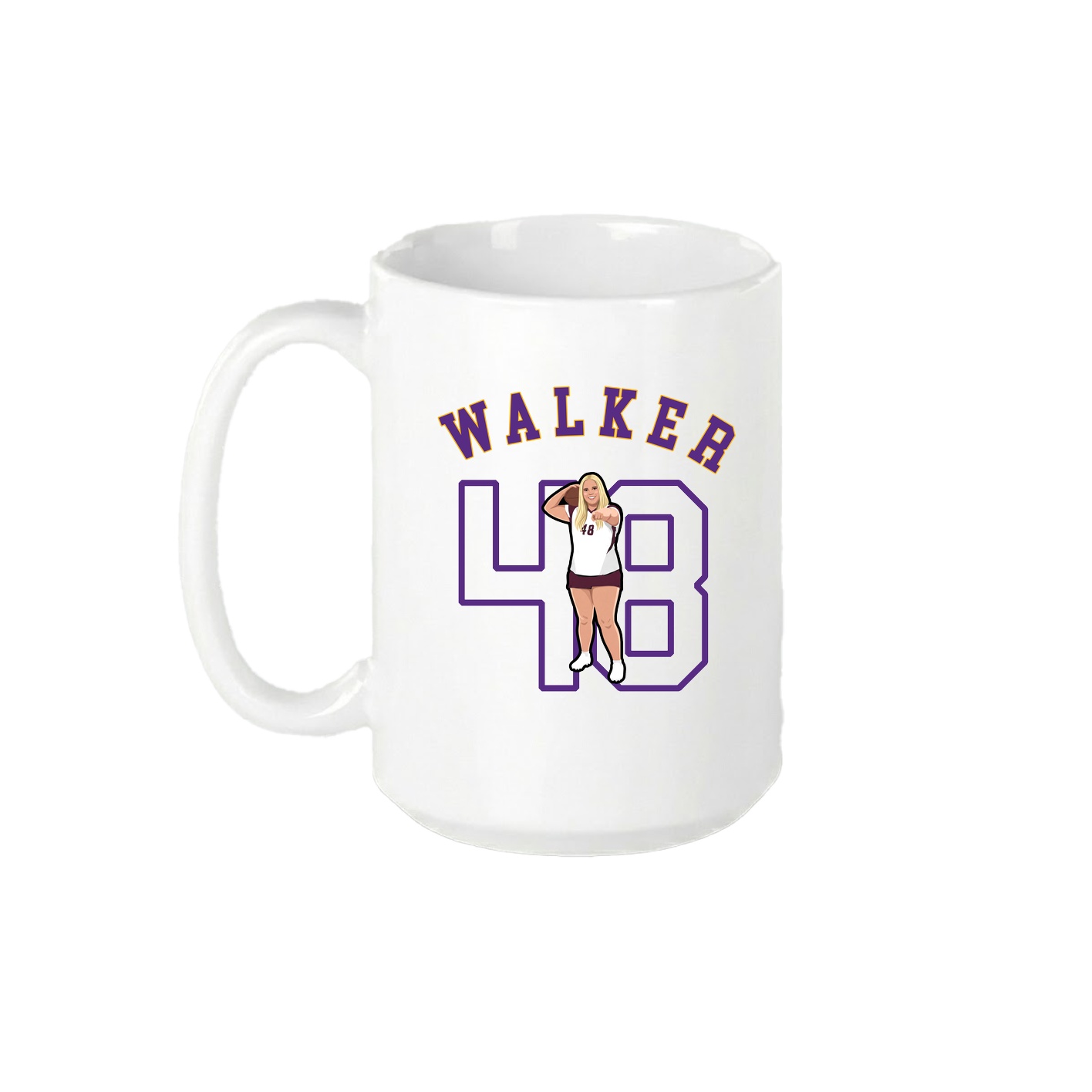 15oz Coffee Mug — Shirsey Arch in White
