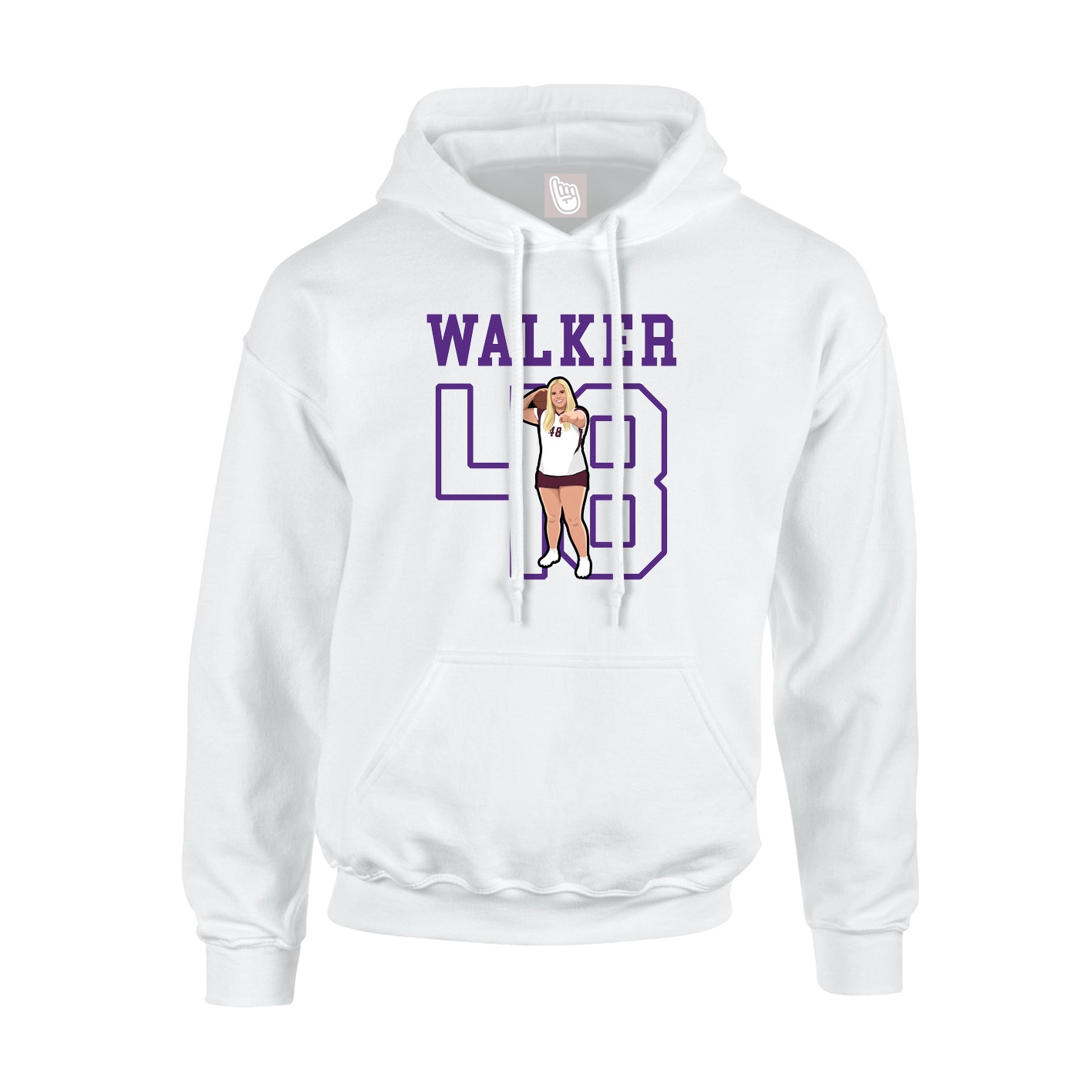 Youth Hoodie — Shirsey in White