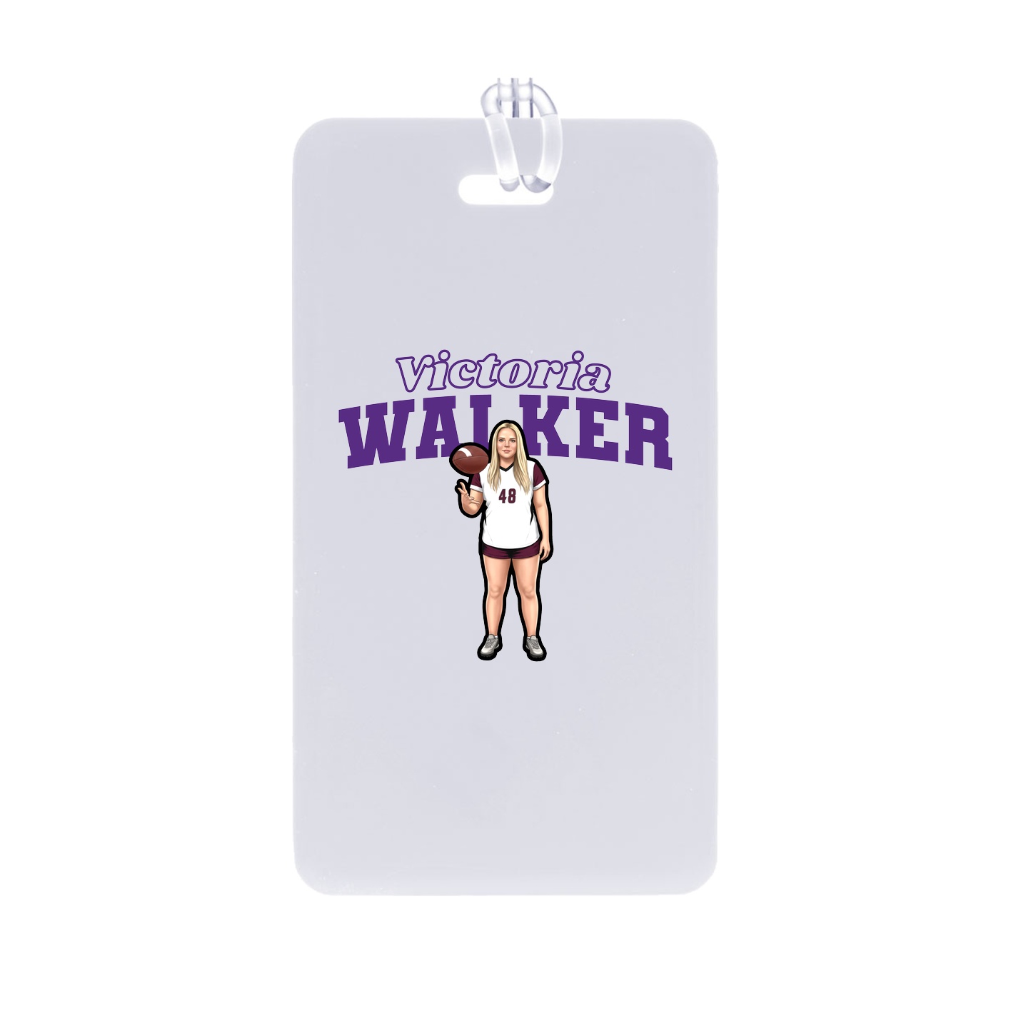 Bag Tag — Name Arch in Classic