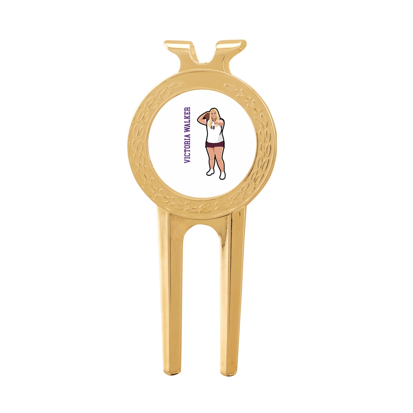 Divot Tool with Ball Marker — Name Vertical in Classic