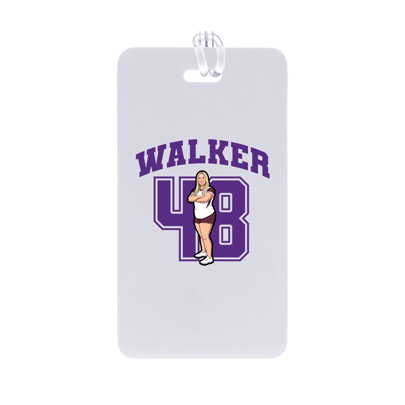 Bag Tag — Number in Classic