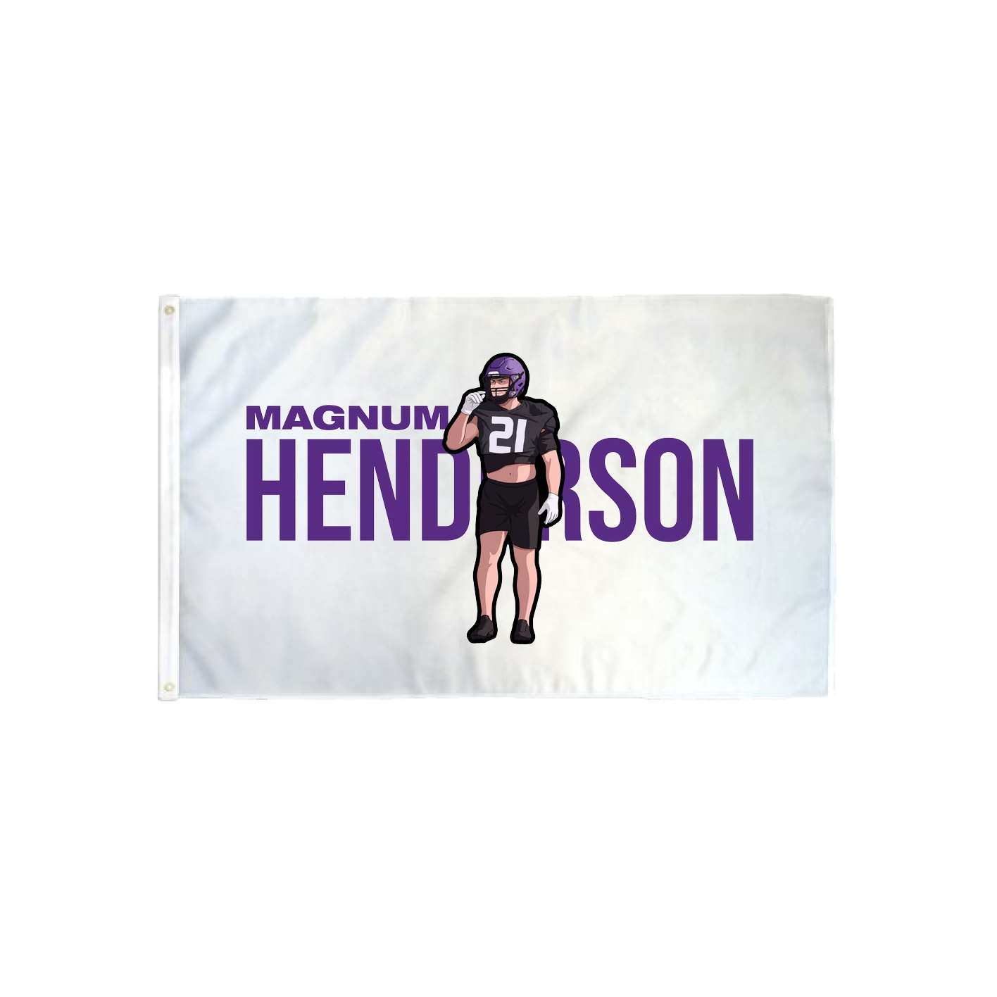 3x5 Flag — Player Name in Classic