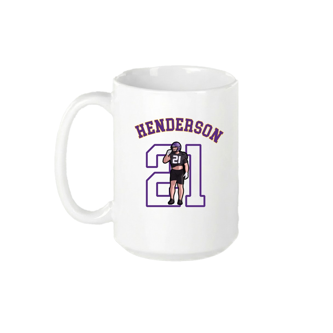 15oz Coffee Mug — Shirsey Arch in White