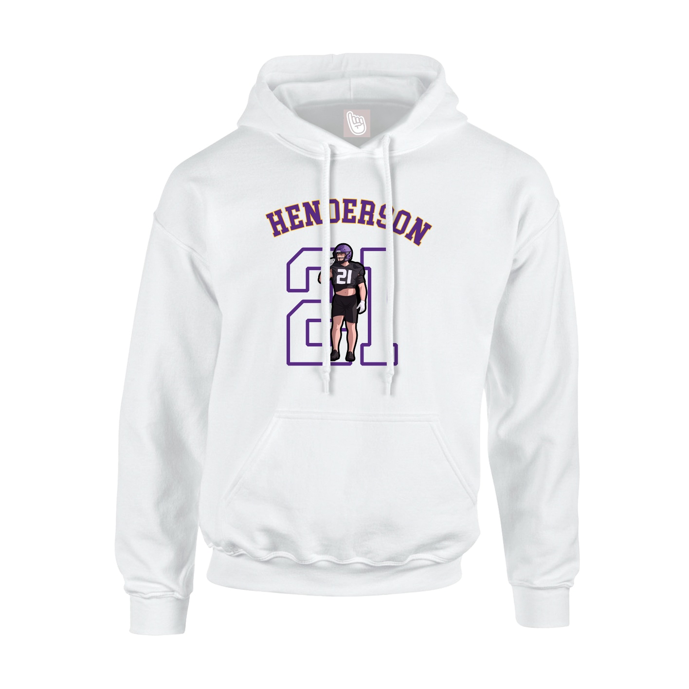 Youth Hoodie — Shirsey Arch in White