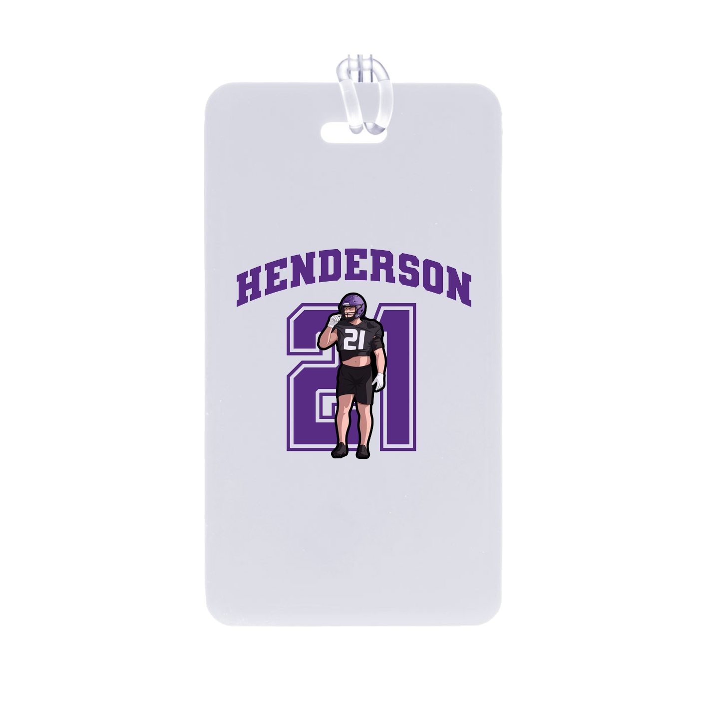 Bag Tag — Number in Classic