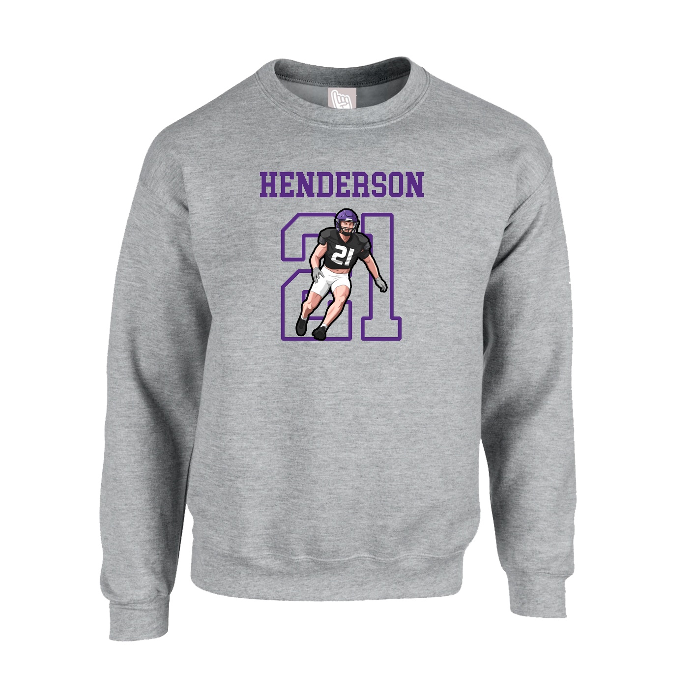 Fleece Crew — Shirsey in Grey