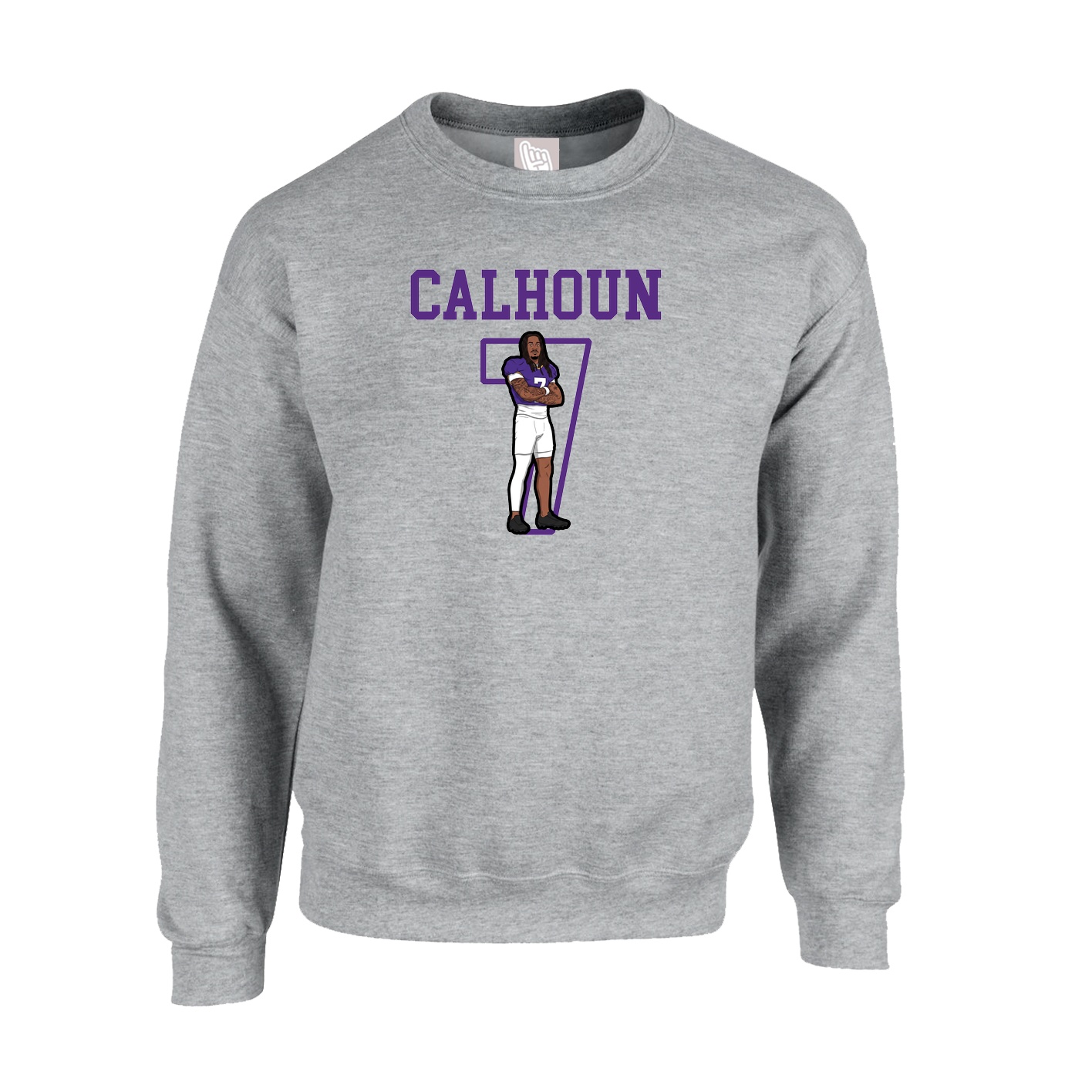 Fleece Crew — Shirsey in Grey
