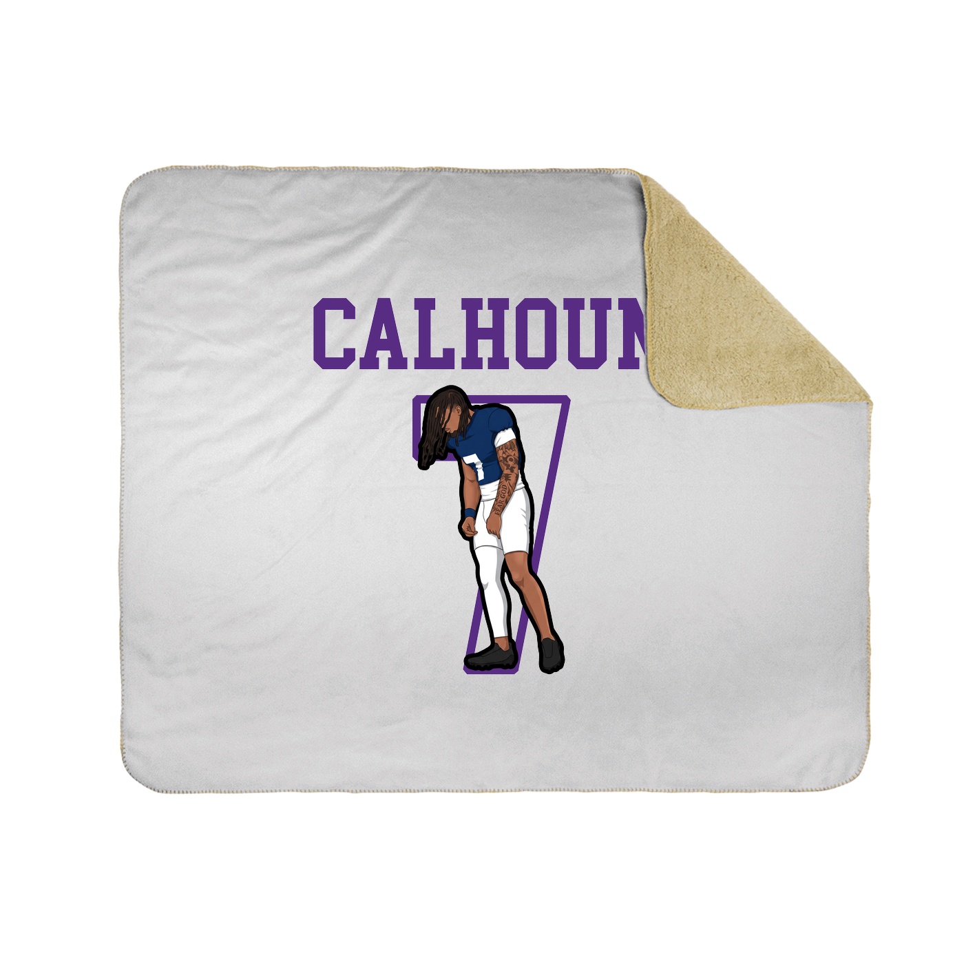 Throw Blanket — Shirsey in White