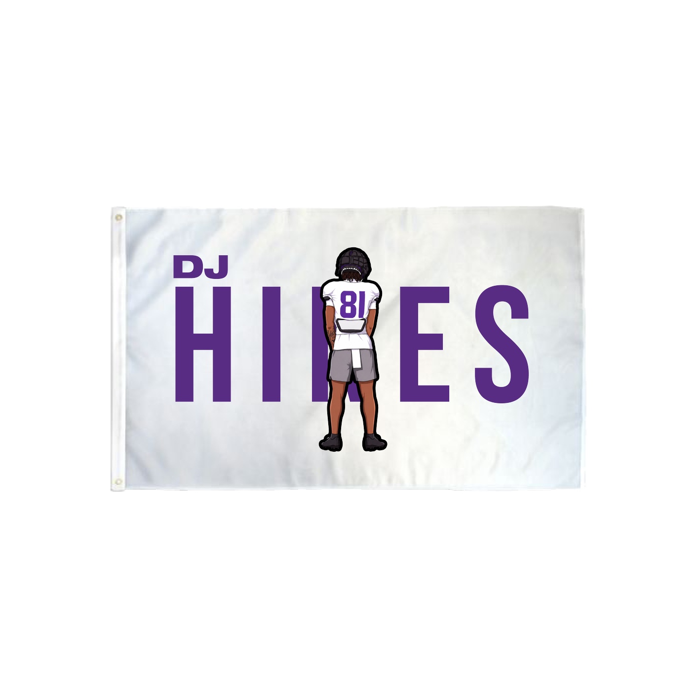 3x5 Flag — Player Name in Classic