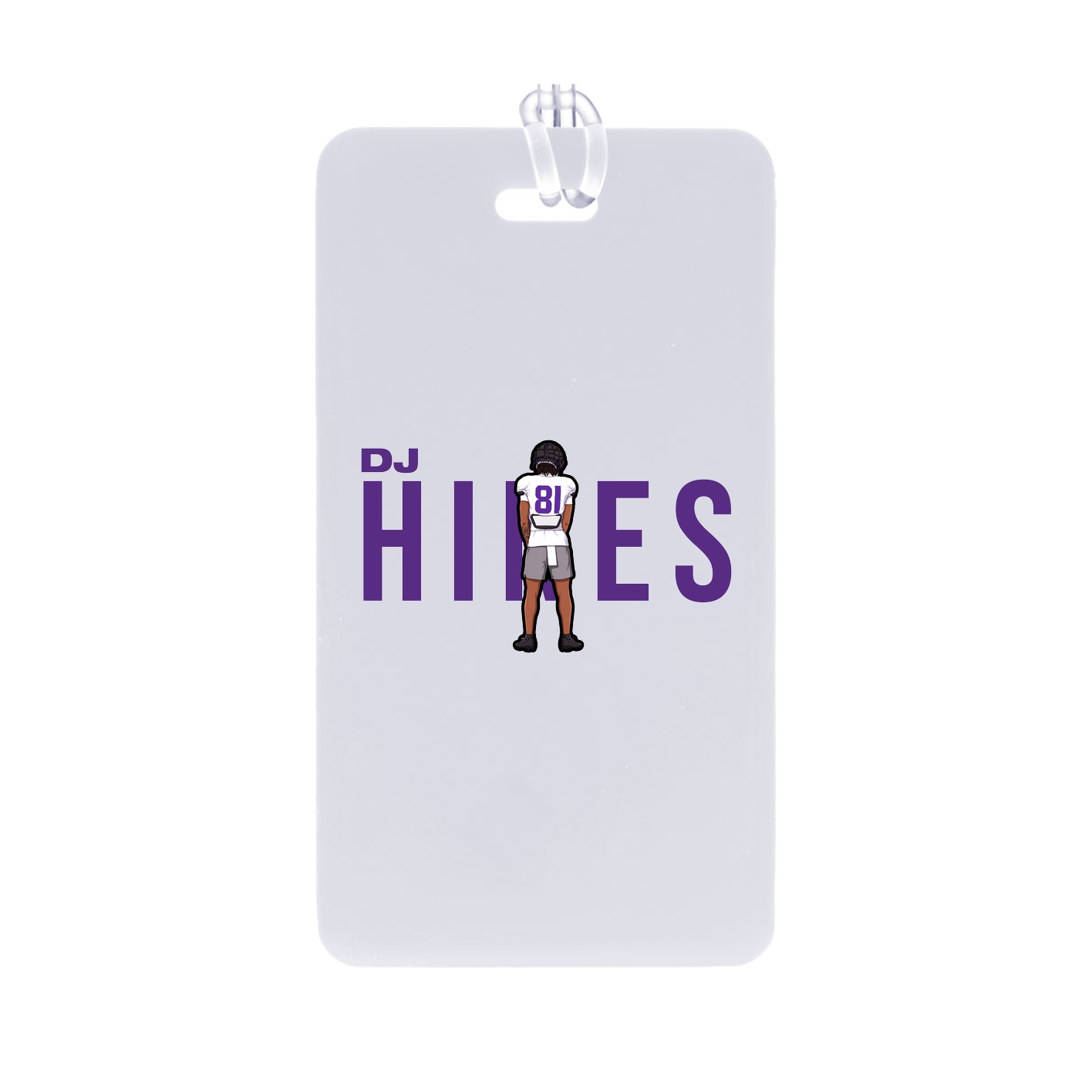 Bag Tag — Player Name in Classic