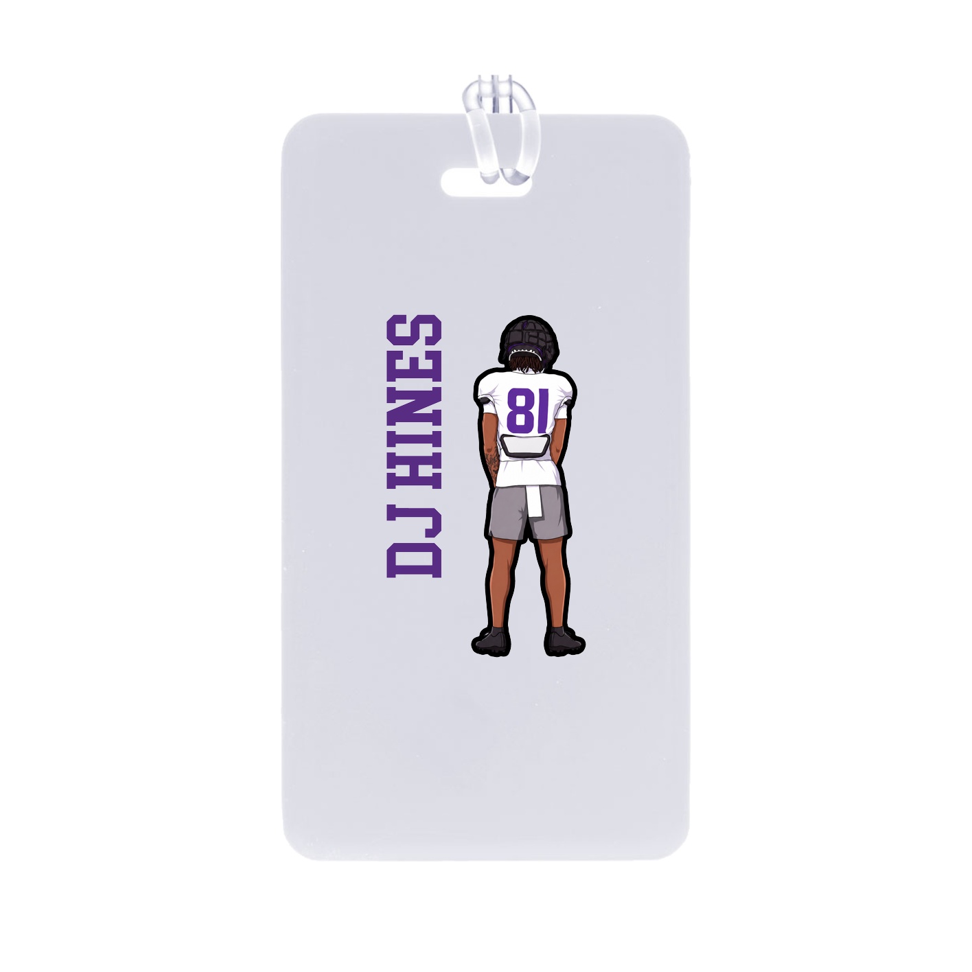 Bag Tag — Name Vertical in Classic