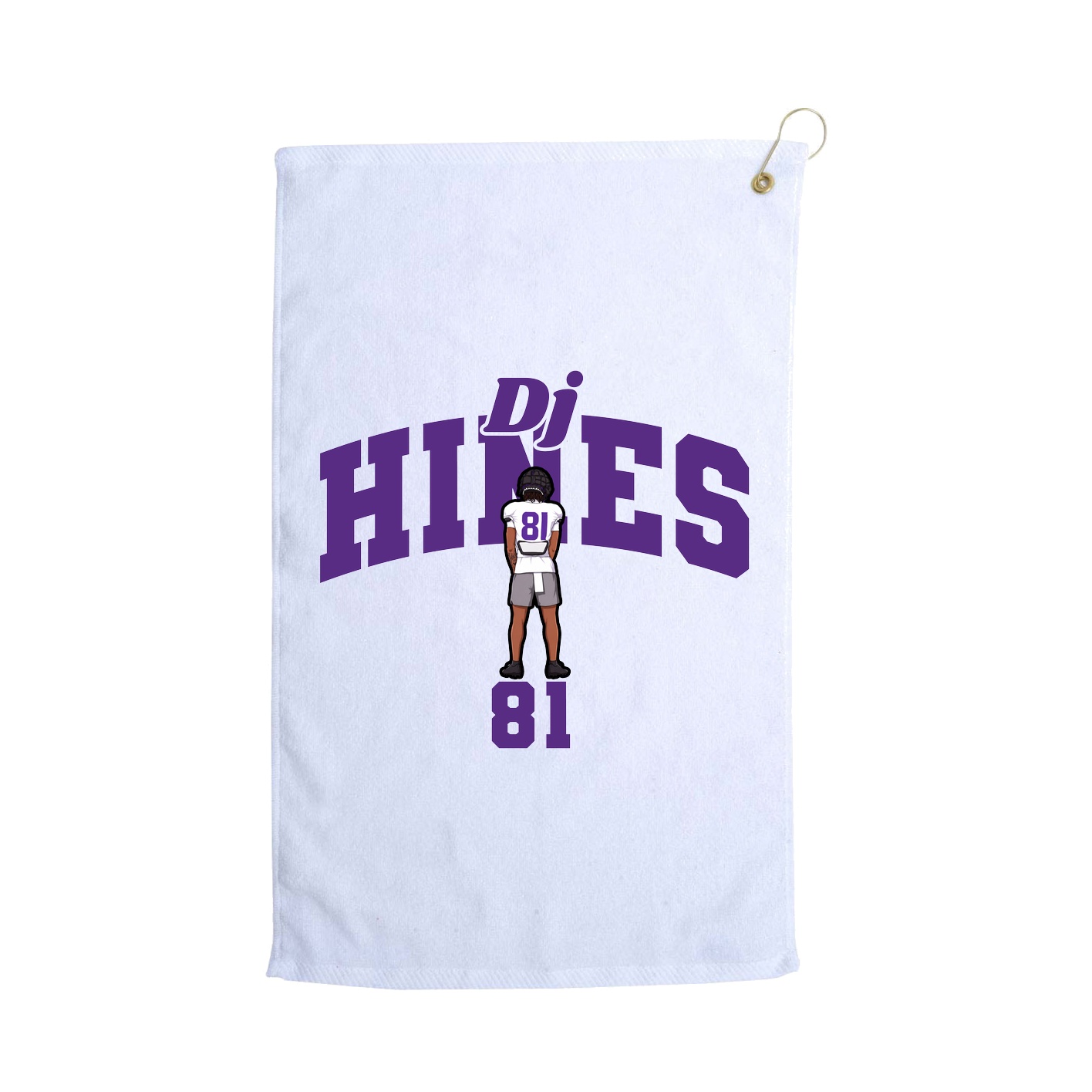 Golf Towel — Signature Arch in White