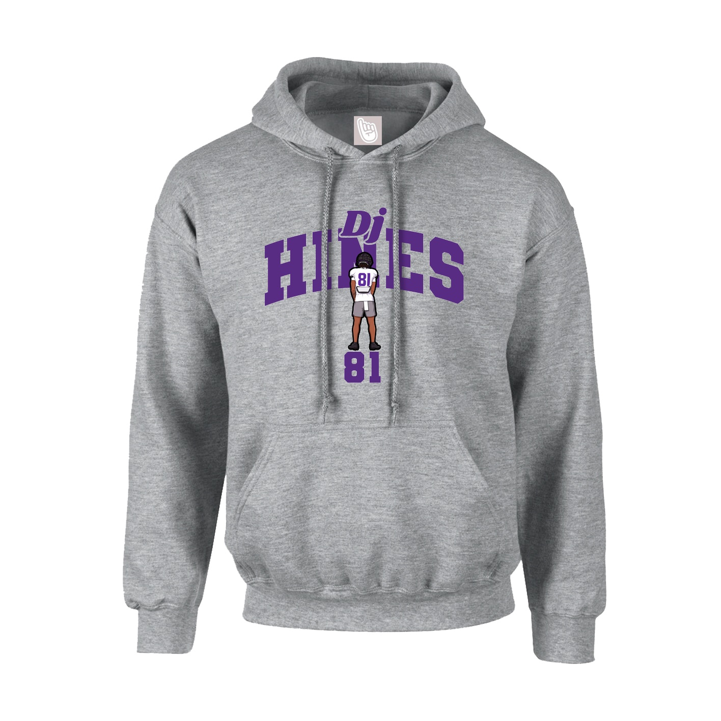 Hoodie — Signature Arch in Grey
