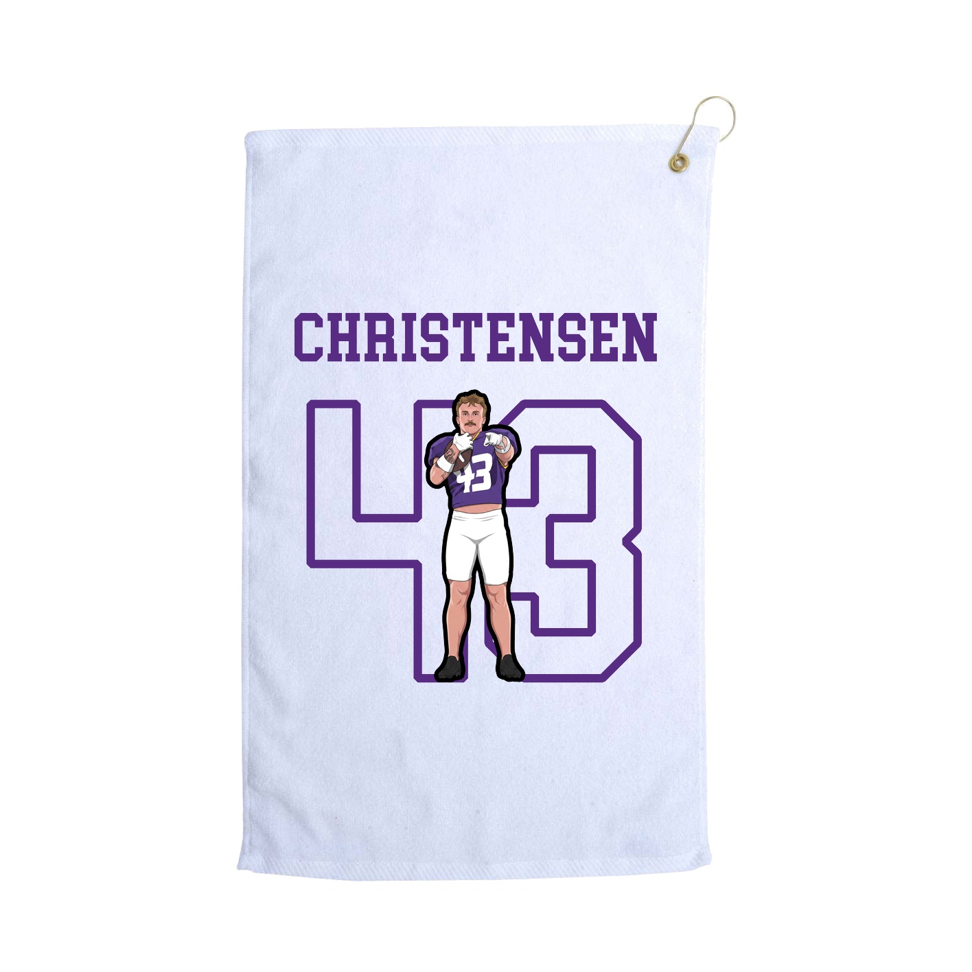 Golf Towel — Shirsey in White