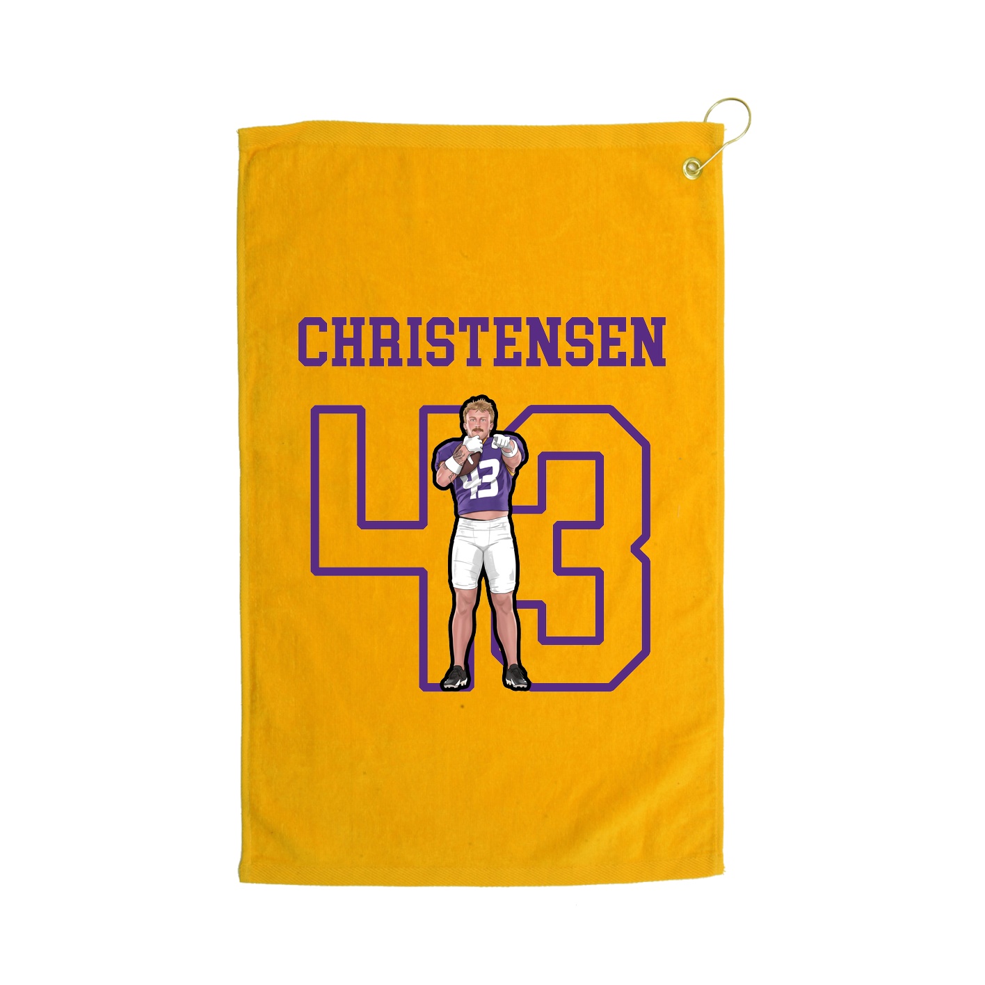 Golf Towel — Shirsey in Gold