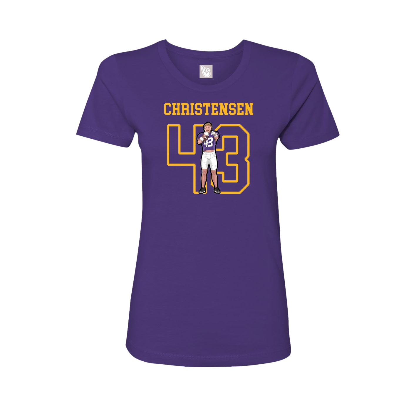 Fitted Women's Tee — Shirsey in Purple