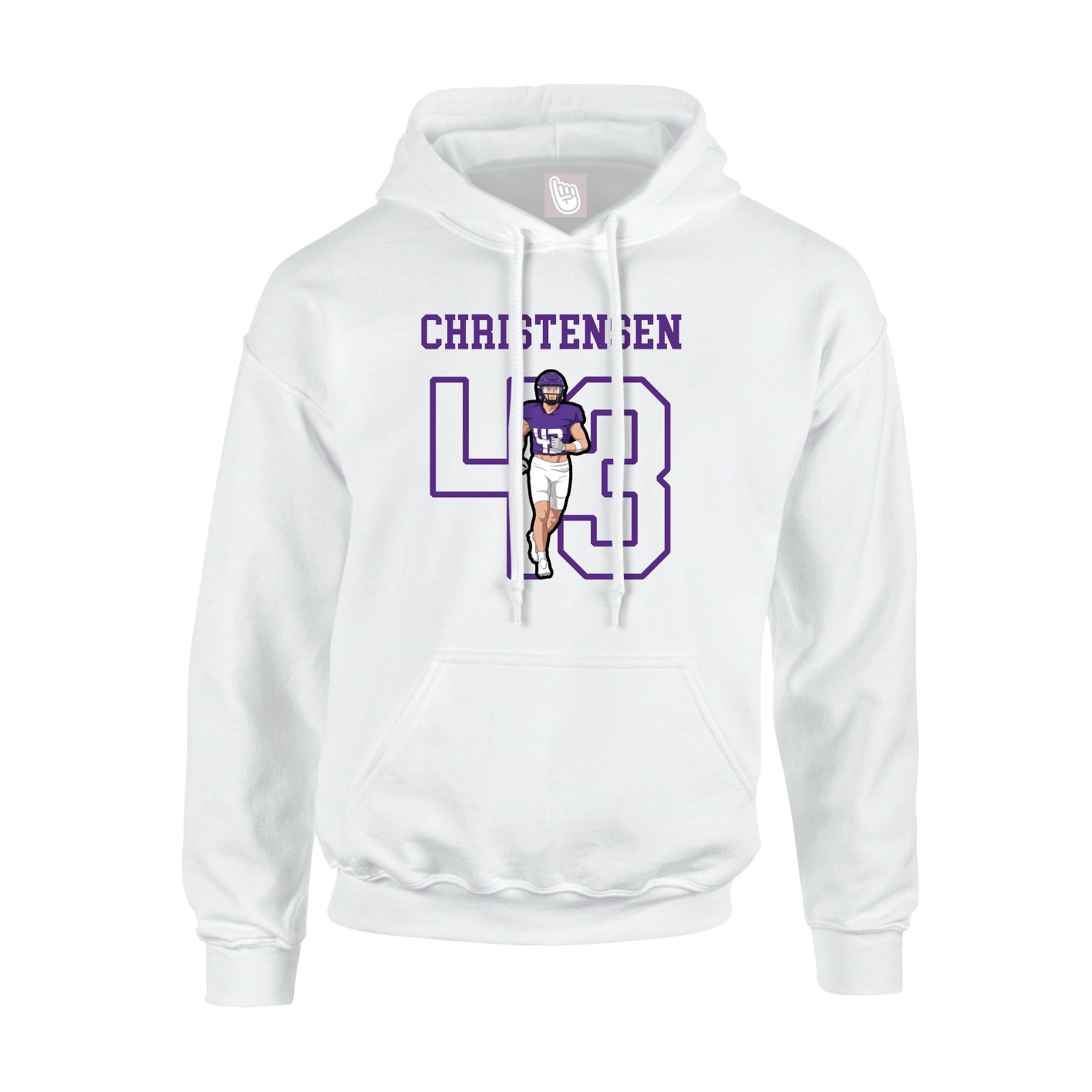 Hoodie — Shirsey in White