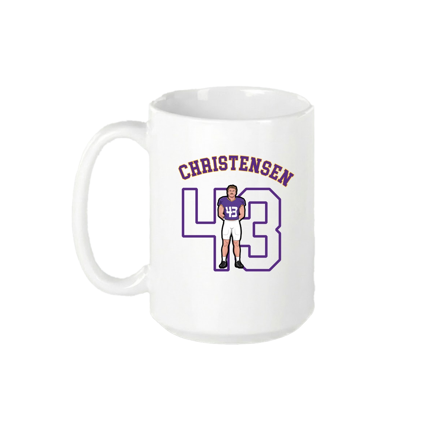 15oz Coffee Mug — Shirsey Arch in White