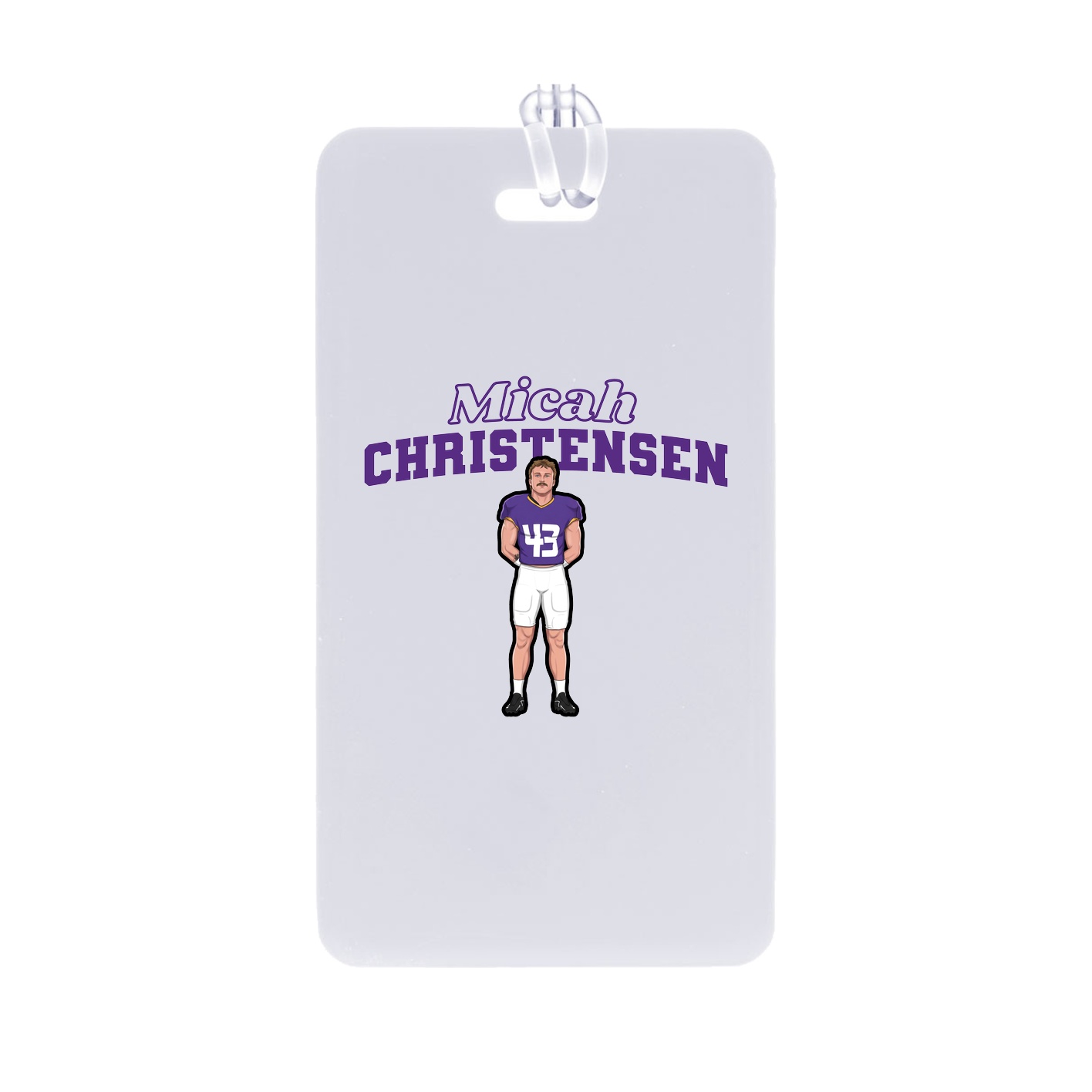 Bag Tag — Name Arch in Classic
