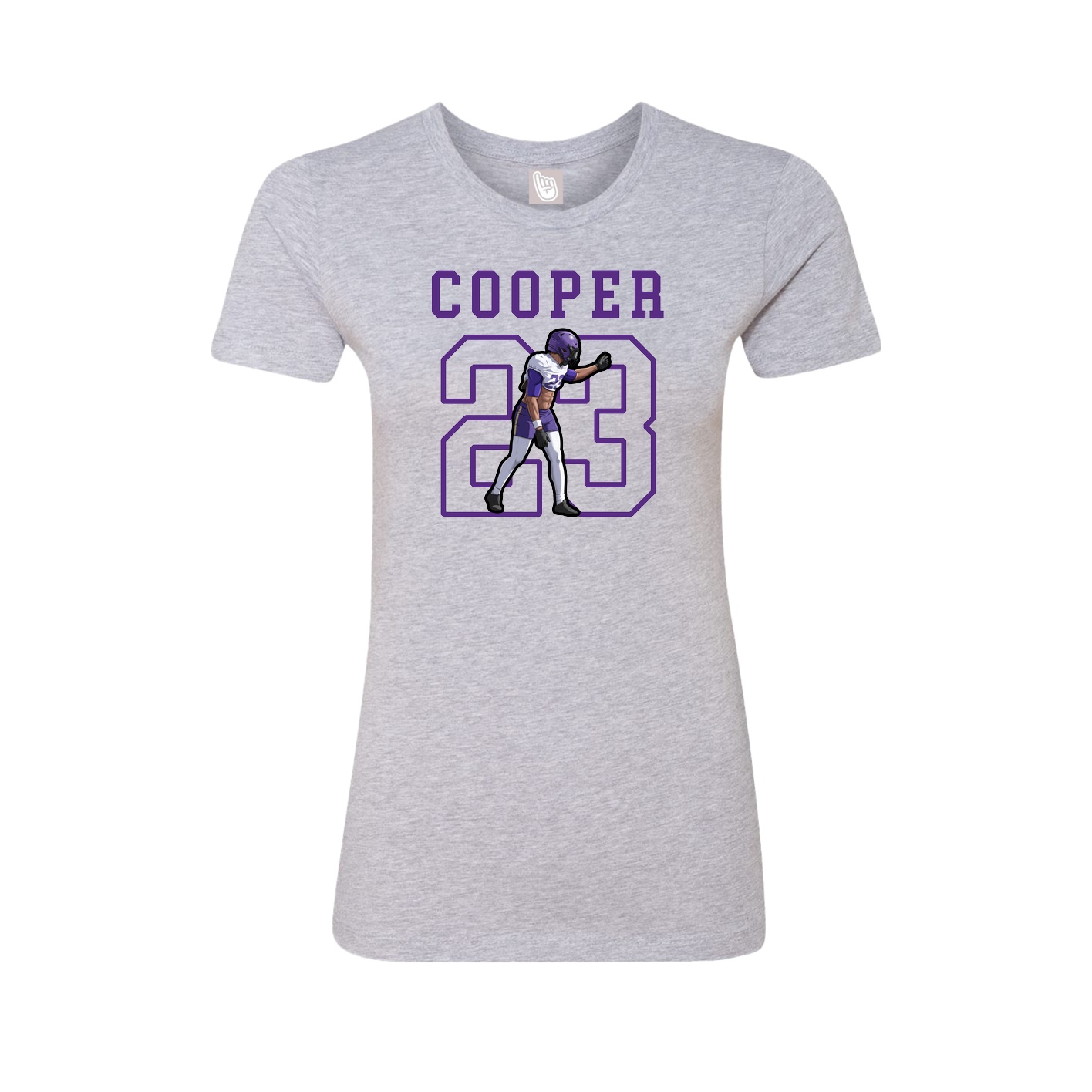 Fitted Women's Tee — Shirsey in Grey