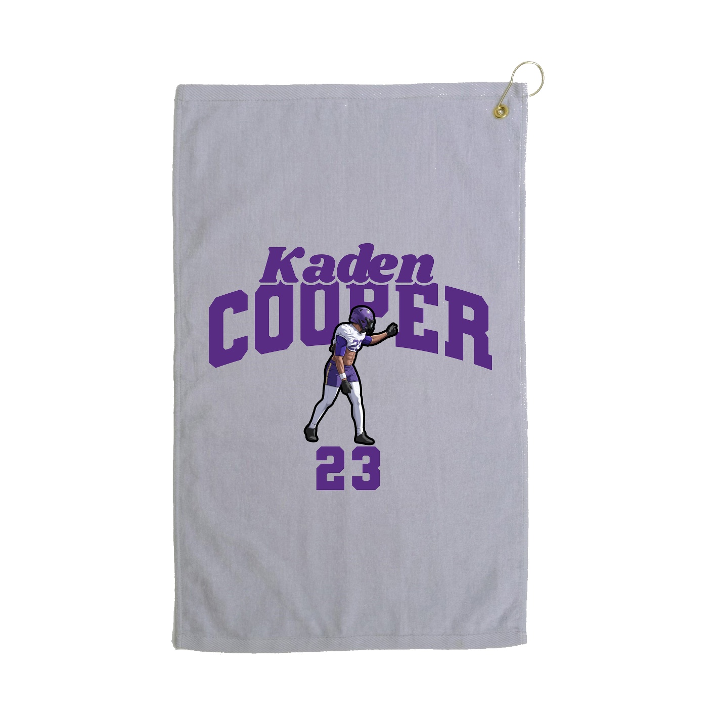 Golf Towel — Signature Arch in Grey