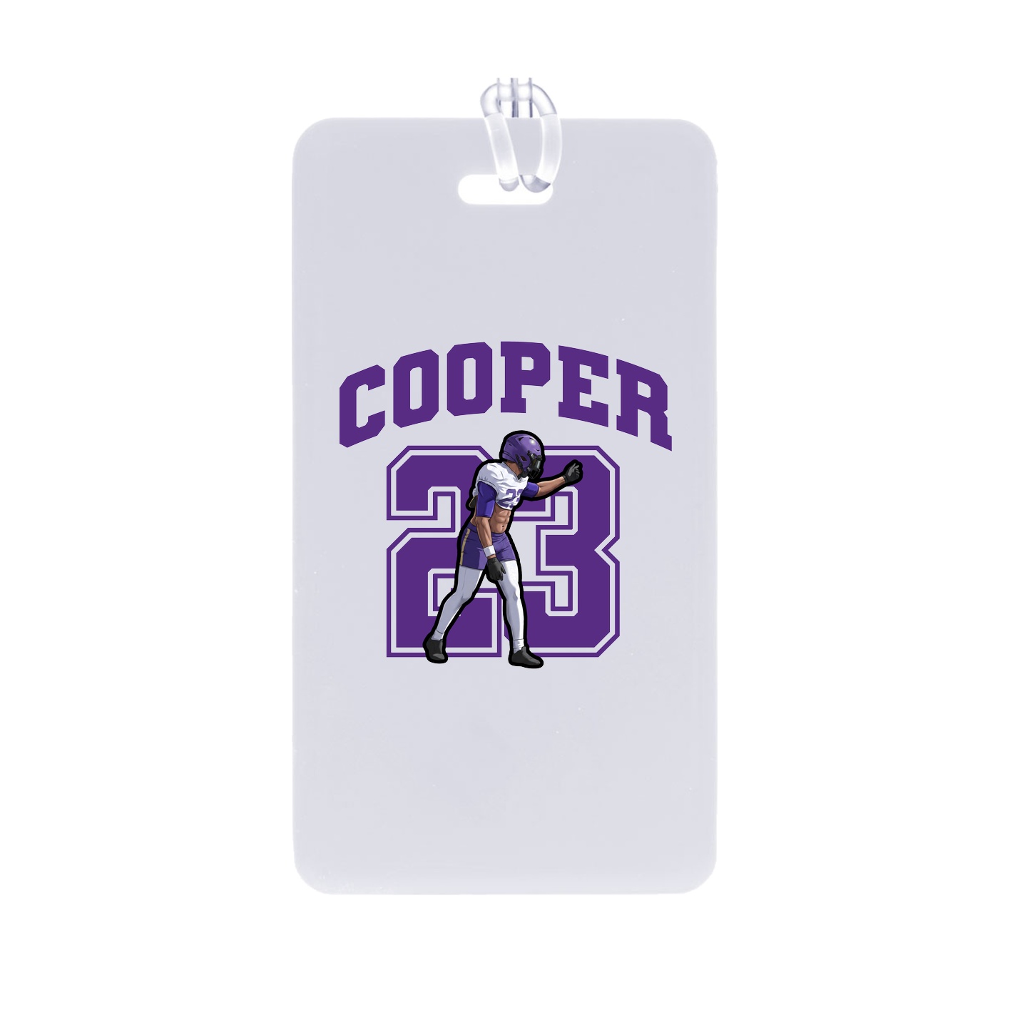 Bag Tag — Number in Classic