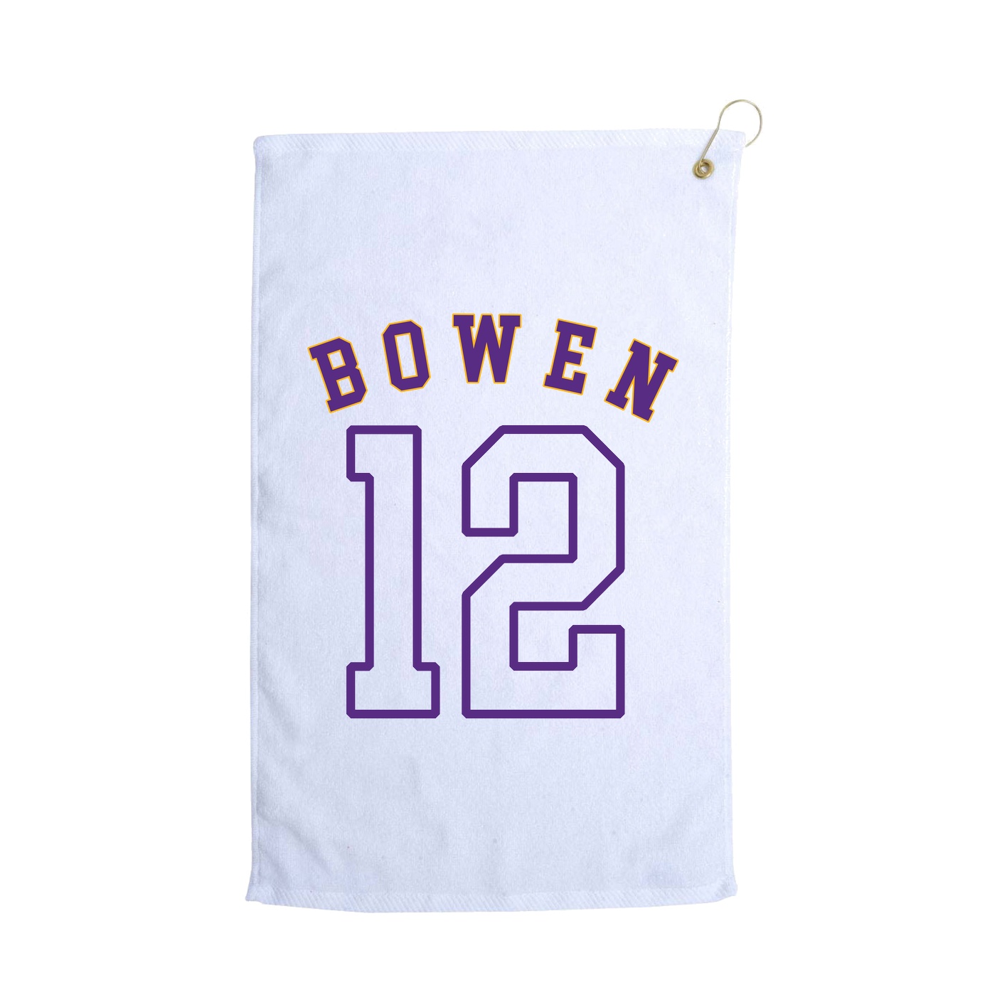 Golf Towel — Shirsey Arch in White