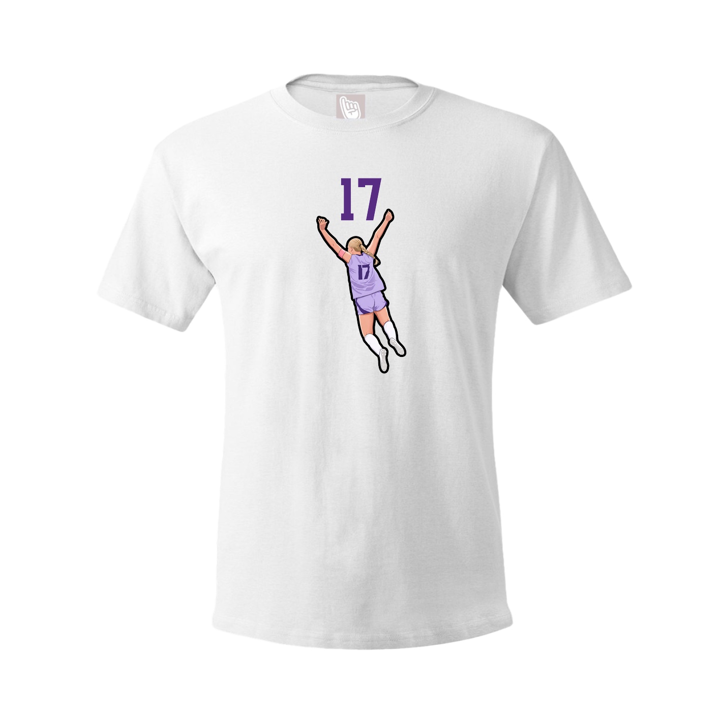 Tee — Number Top in White