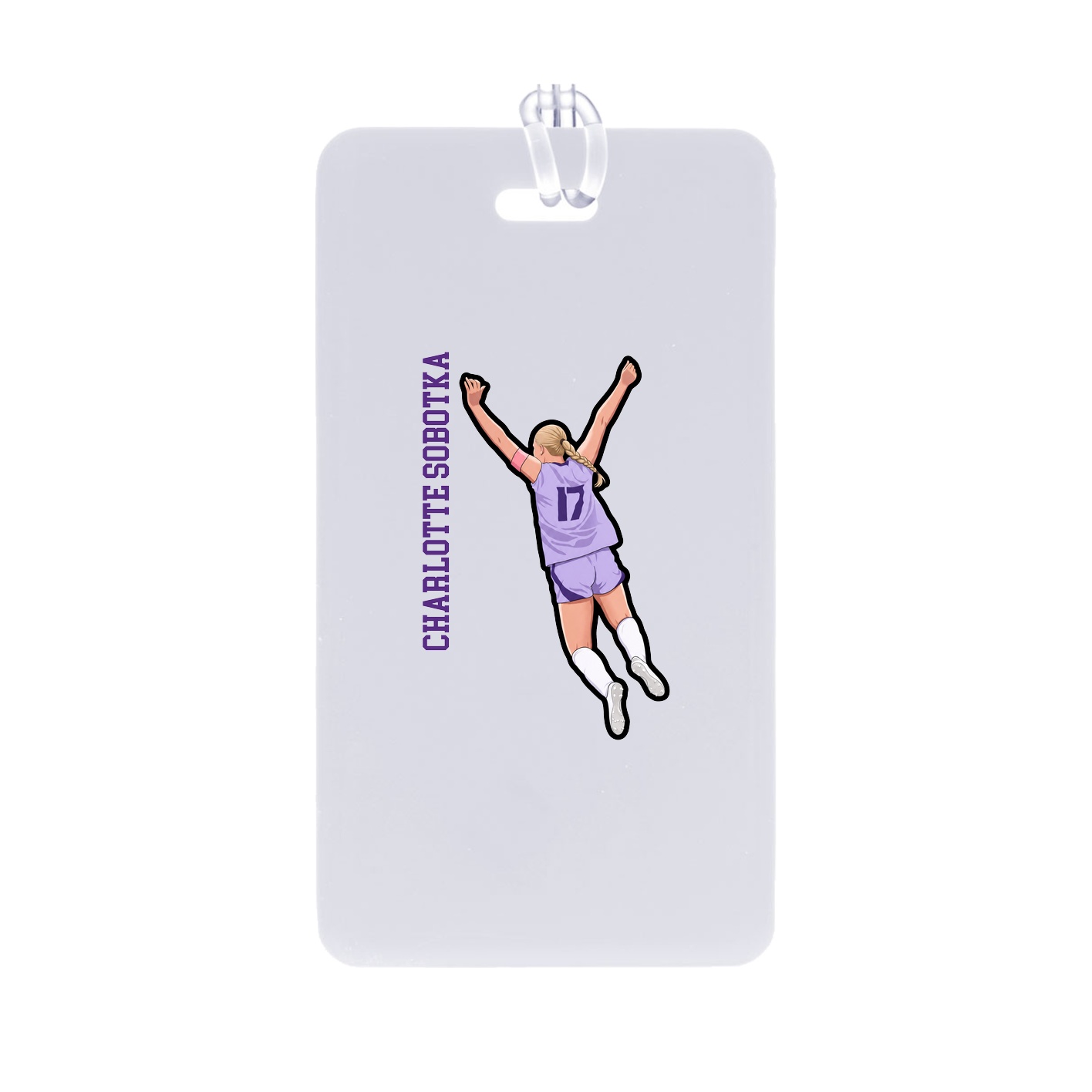 Bag Tag — Name Vertical in Classic