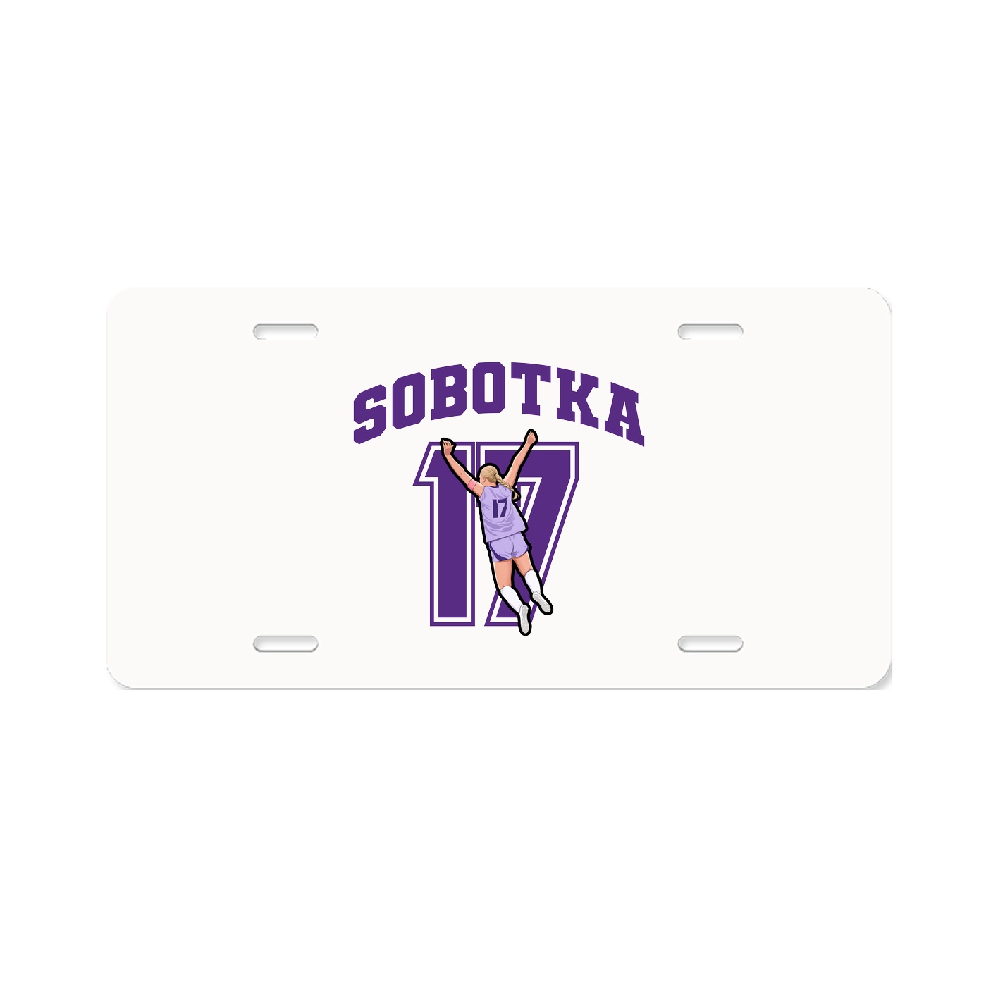 License Plate — Number in Classic