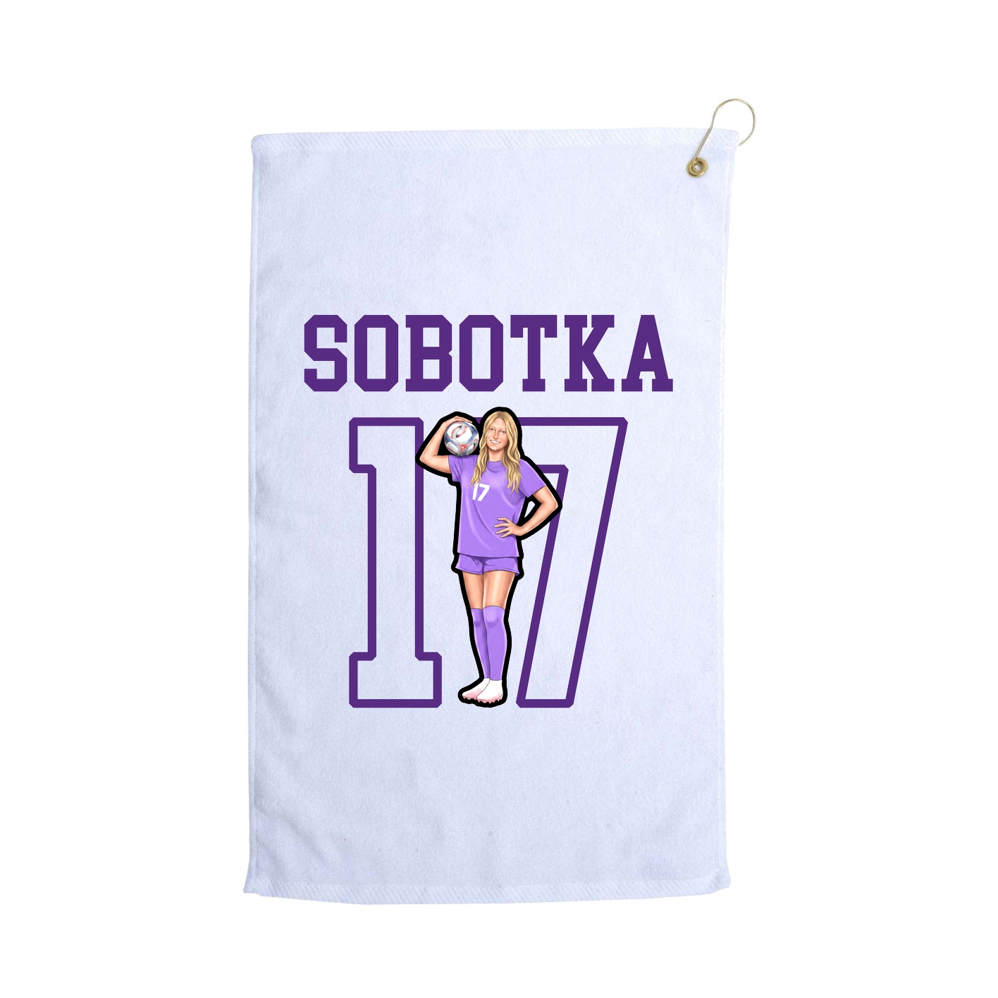 Golf Towel — Shirsey in White