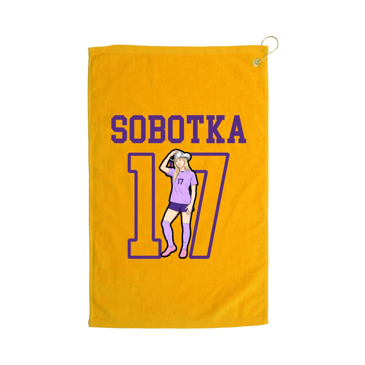 Golf Towel — Shirsey in Gold
