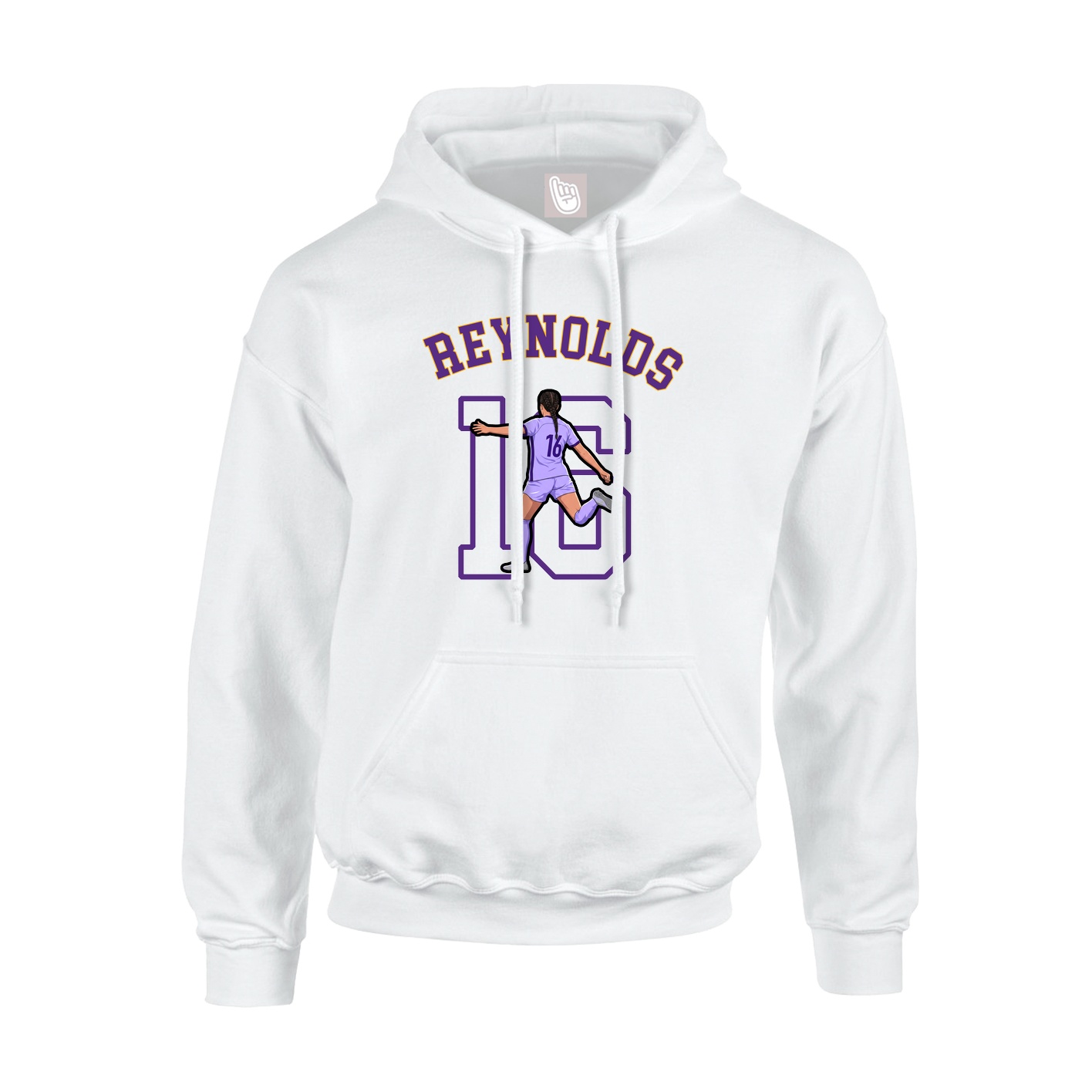 Hoodie — Shirsey Arch in White