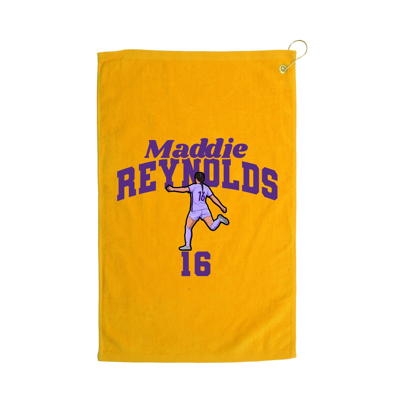 Golf Towel — Signature Arch in Gold