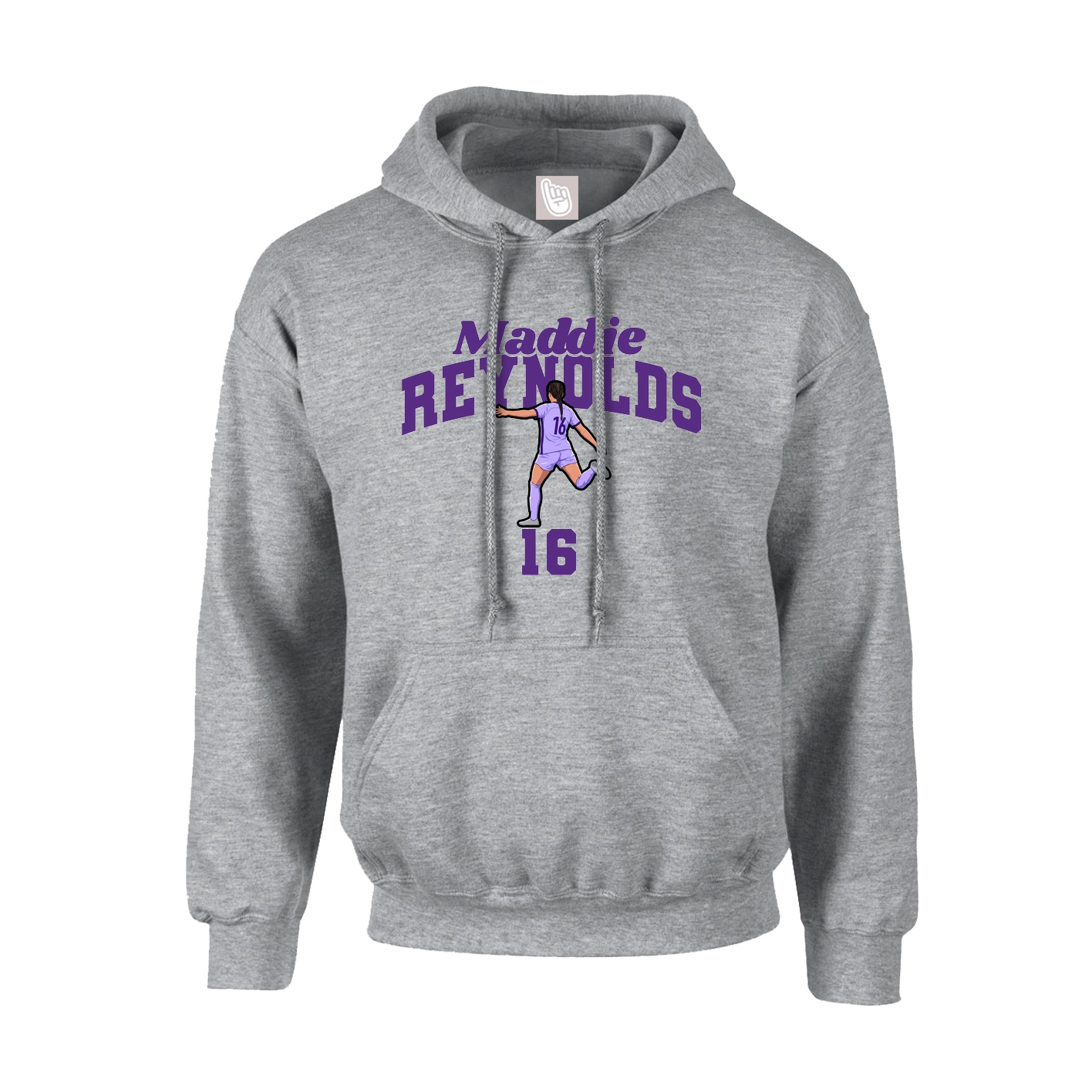 Hoodie — Signature Arch in Grey