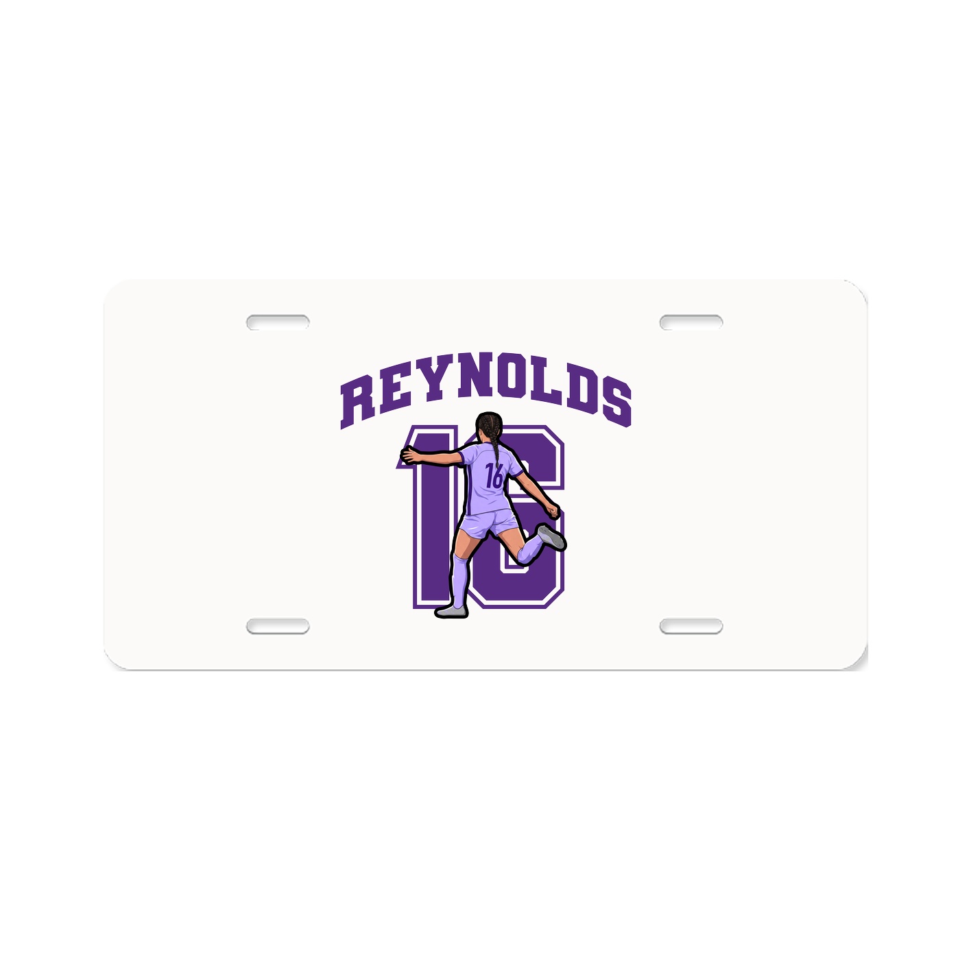 License Plate — Number in Classic