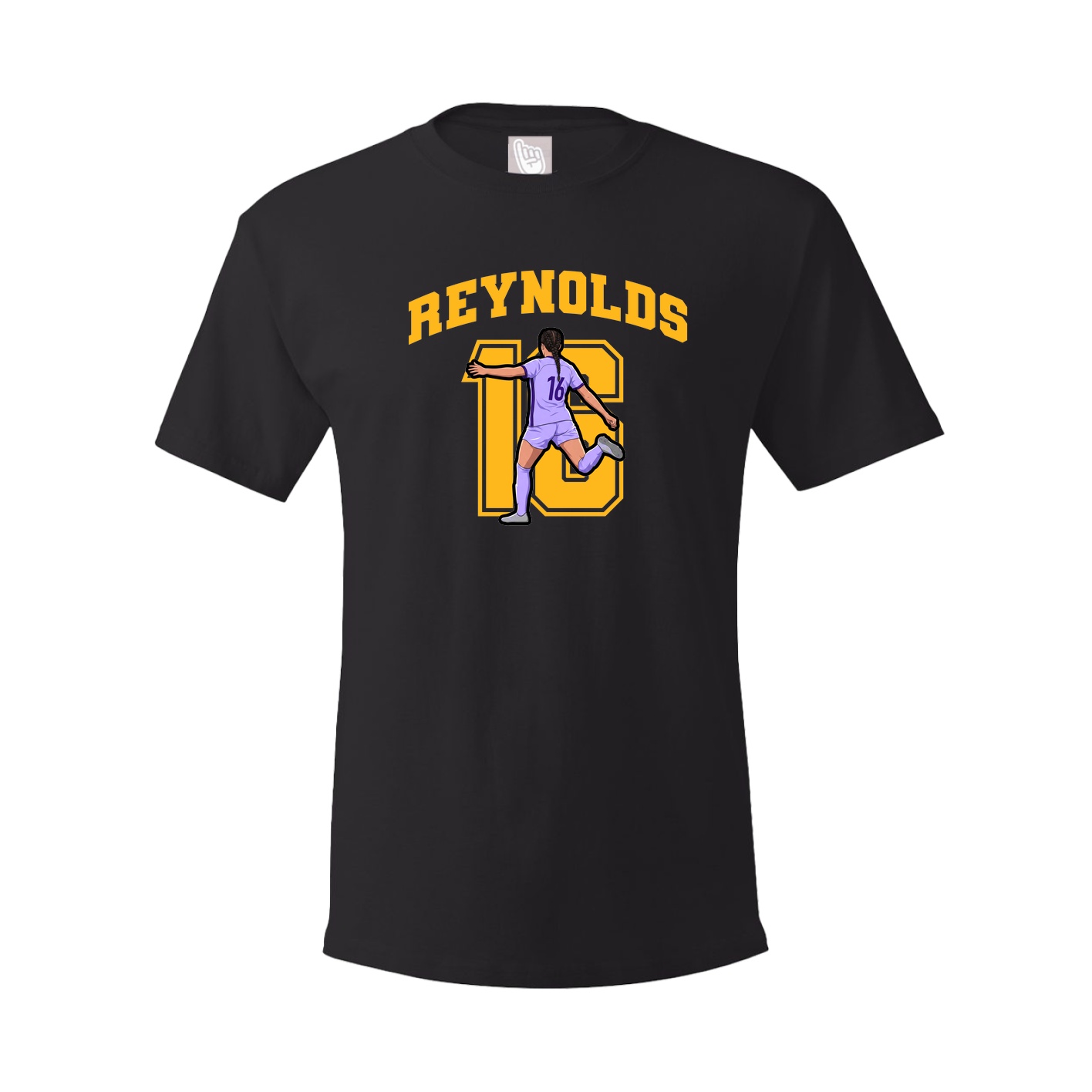 Youth Tee — Number in Black