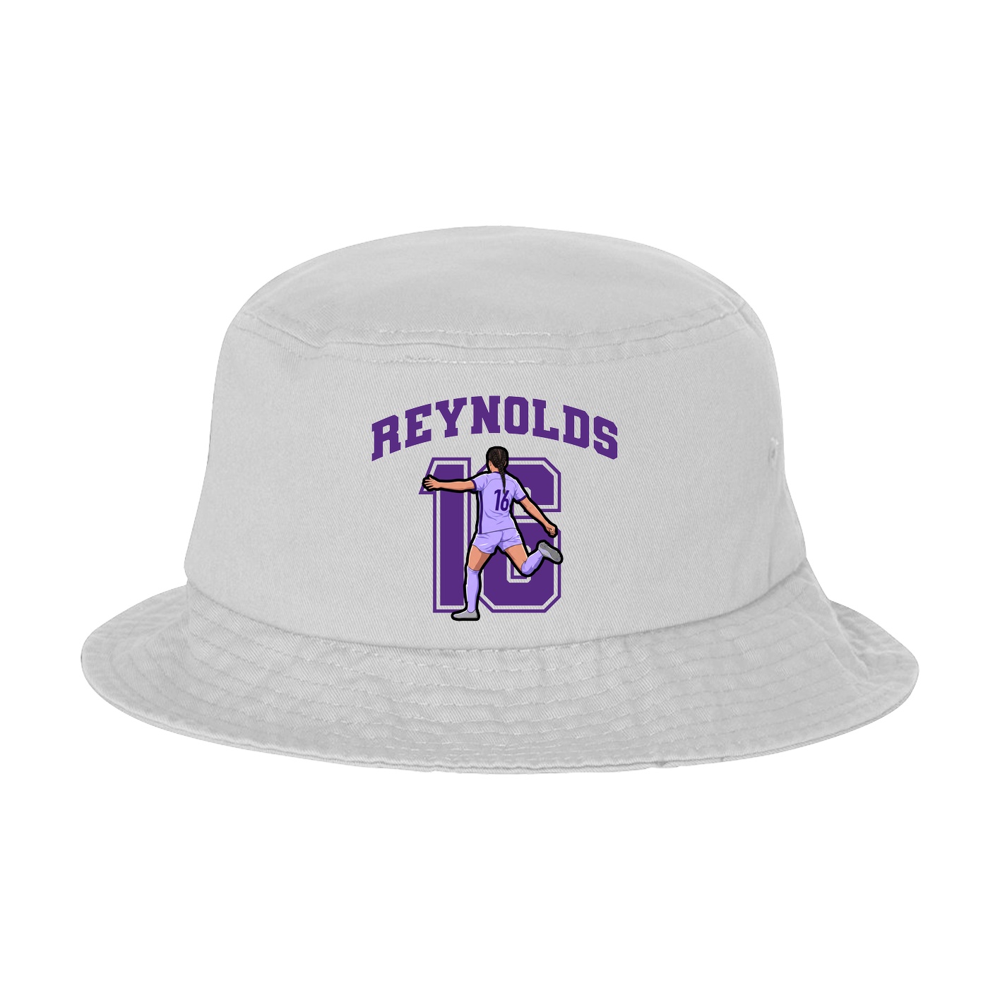 Bucket Cap — Number in White