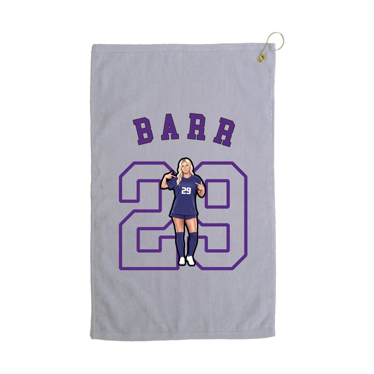 Golf Towel — Shirsey Arch in Grey