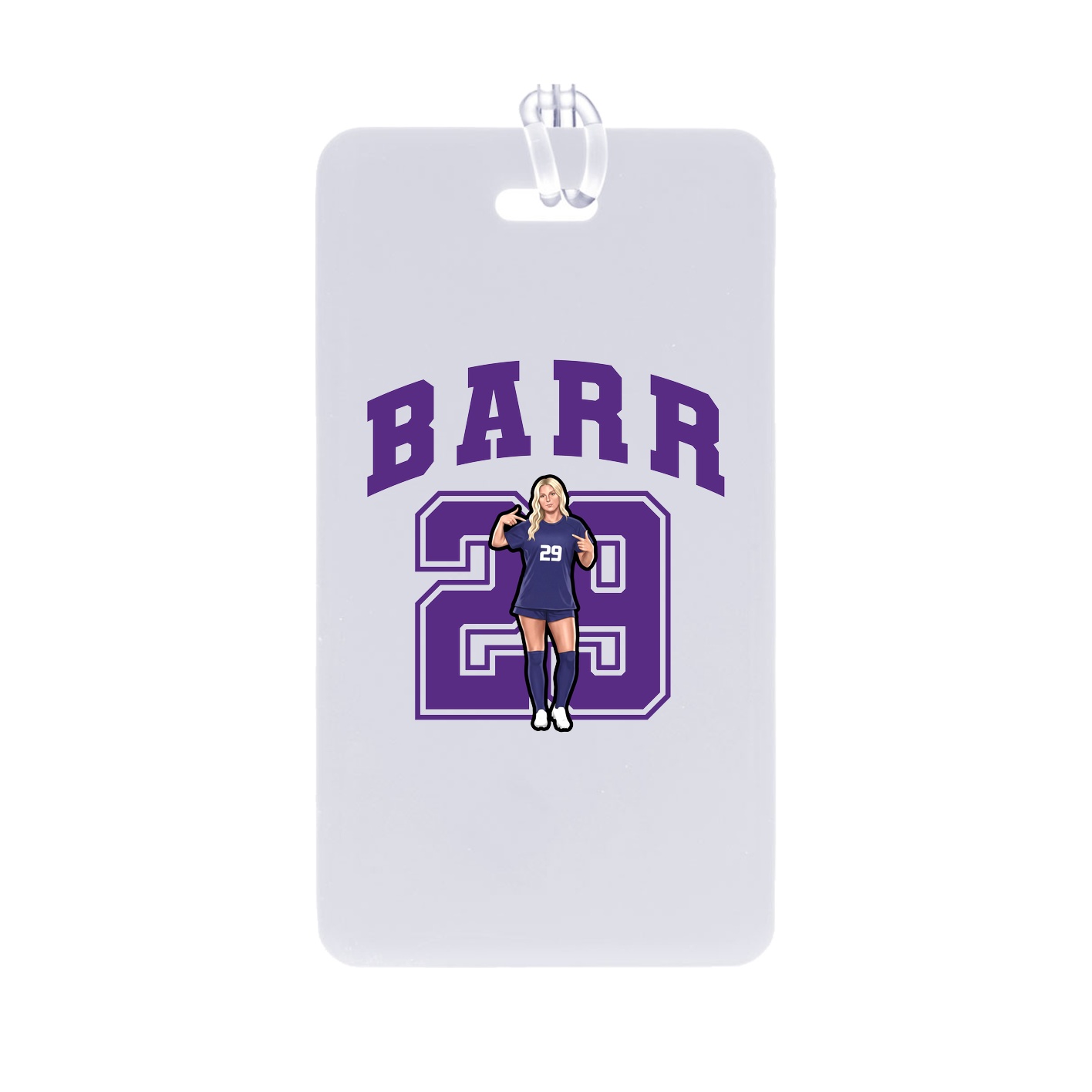 Bag Tag — Number in Classic