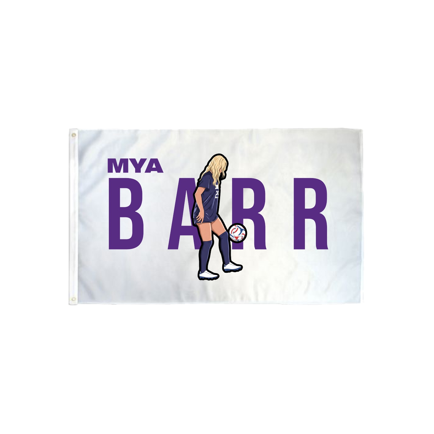 3x5 Flag — Player Name in Classic