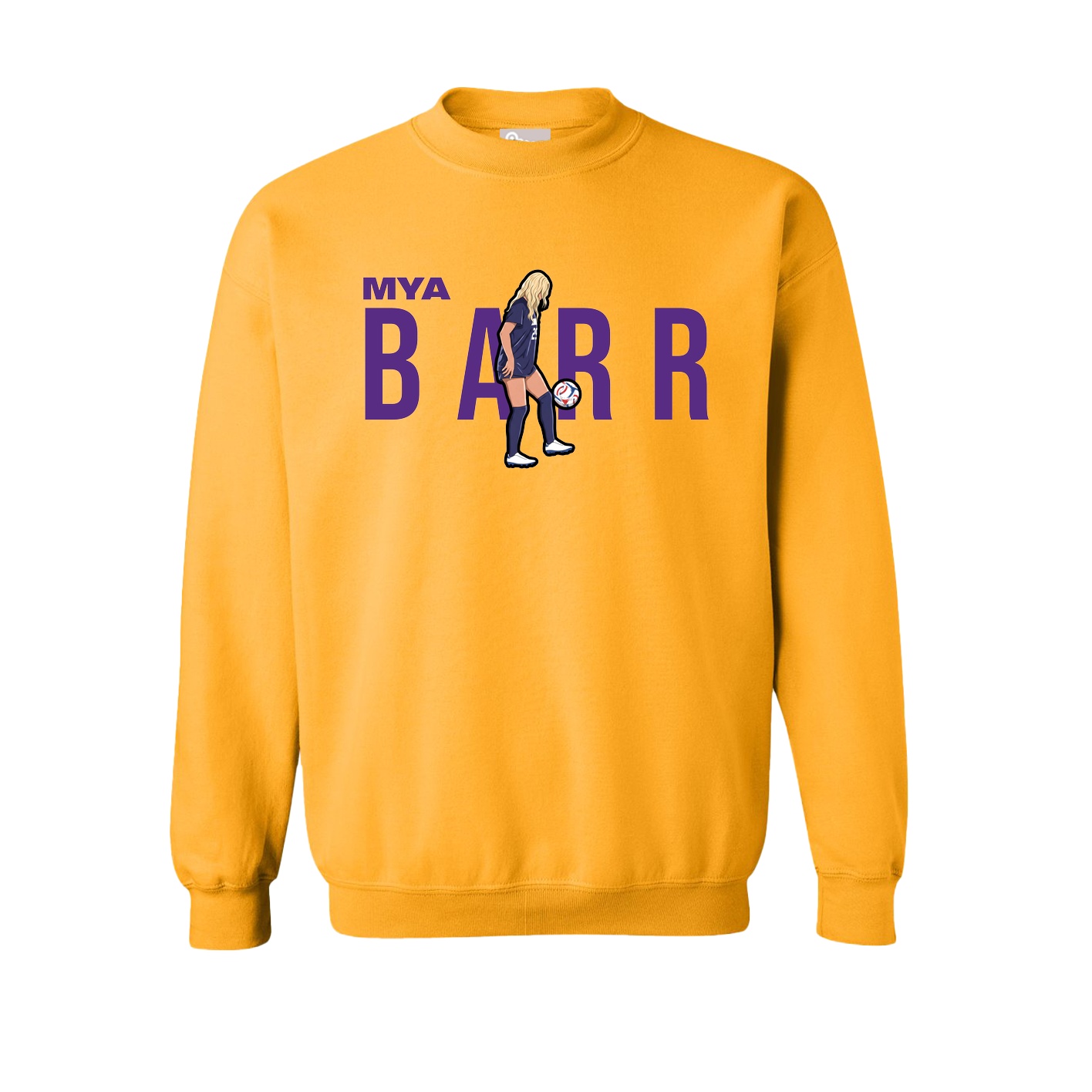 Fleece Crew — Player Name in Gold