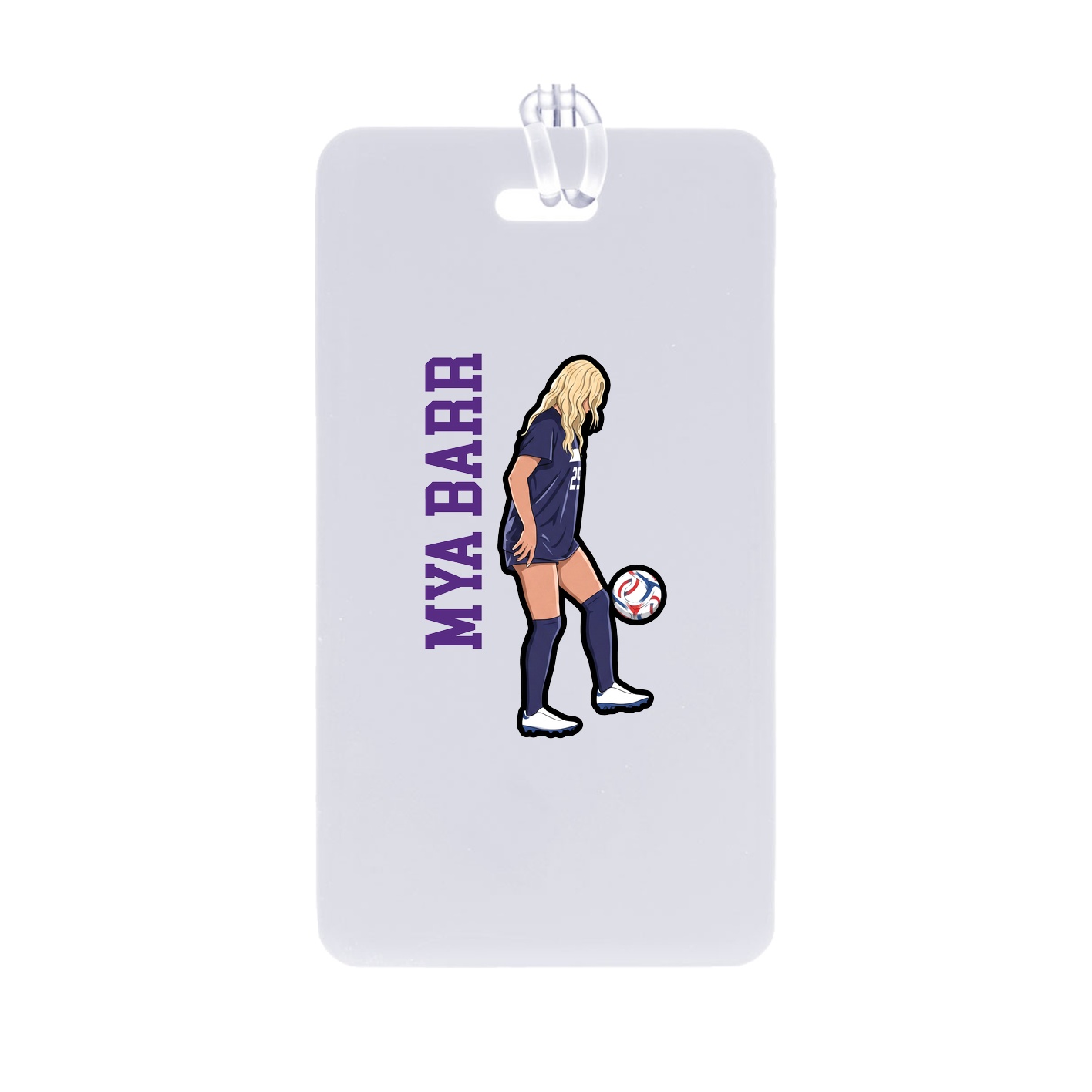 Bag Tag — Name Vertical in Classic