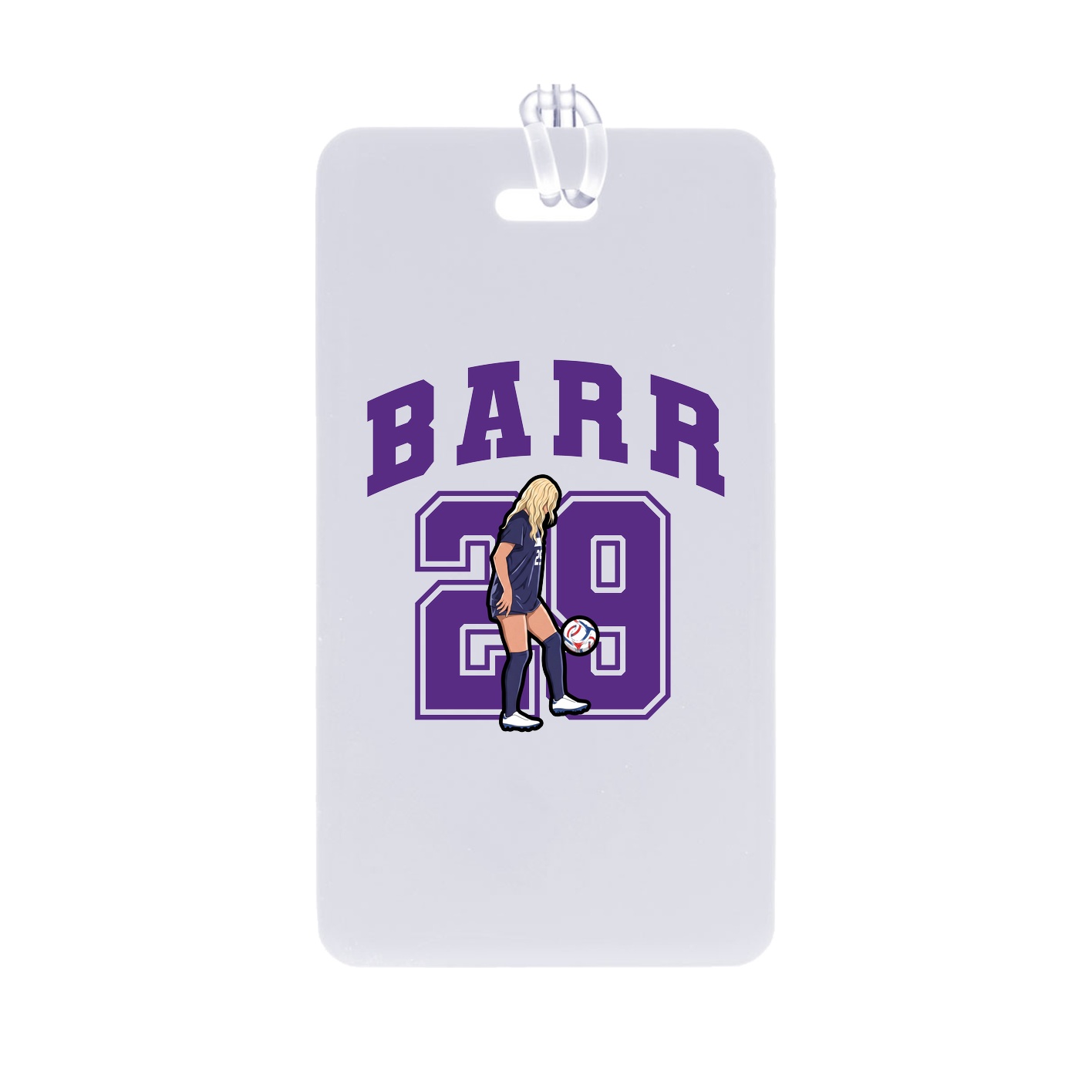 Bag Tag — Number in Classic