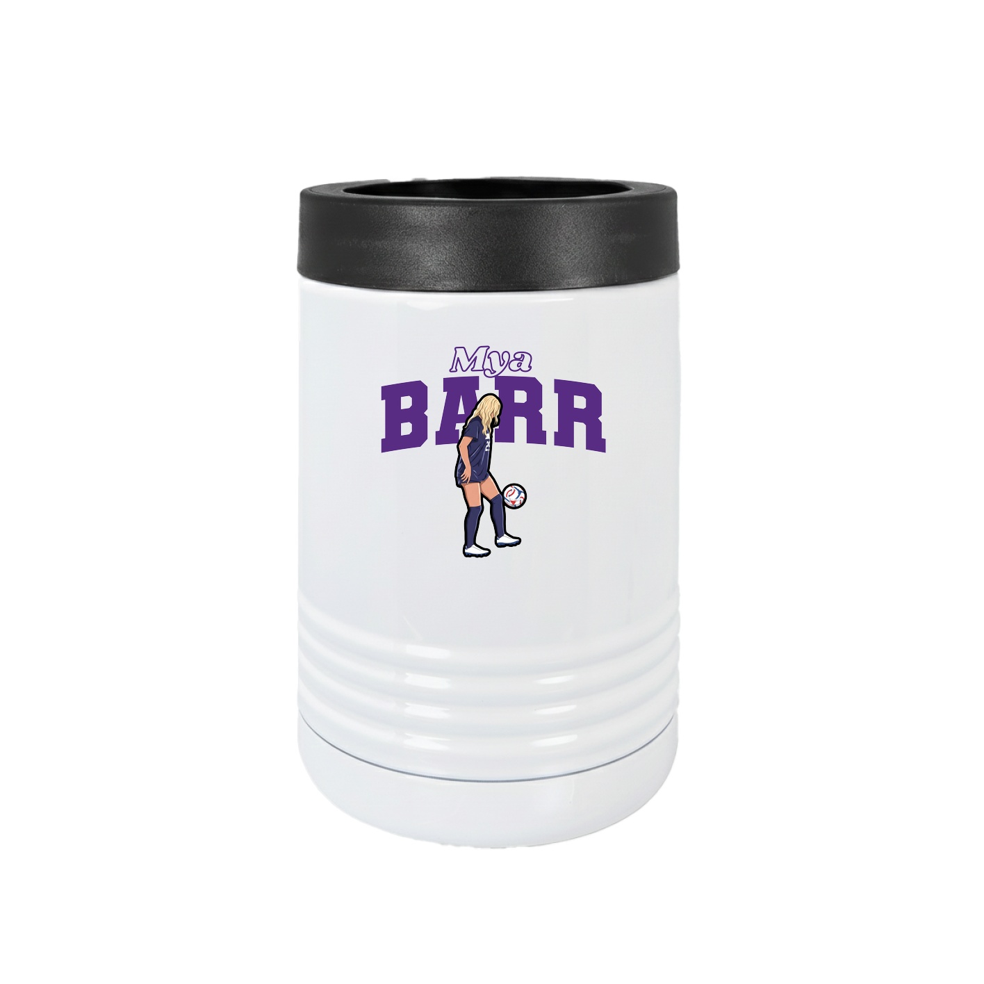 Beverage Holder — Name Arch in White